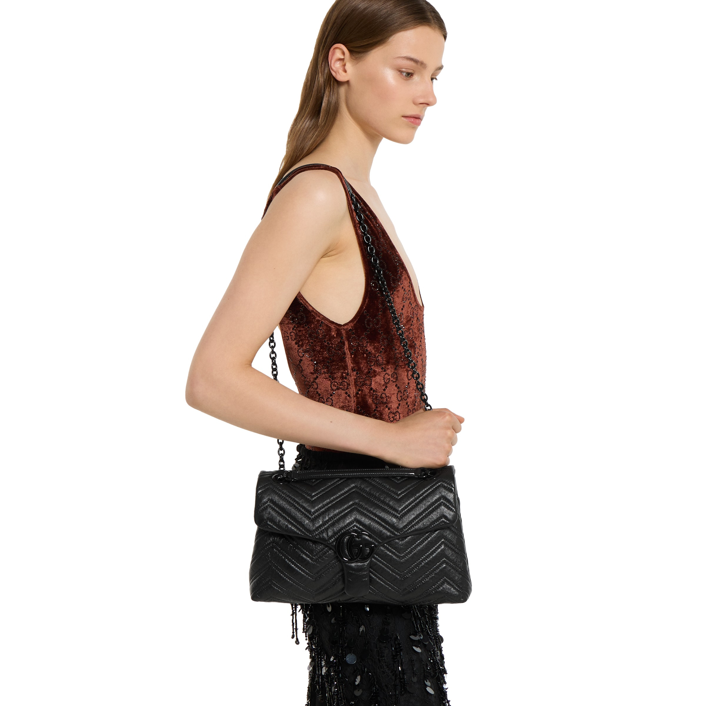 GG Marmont medium shoulder bag - 4