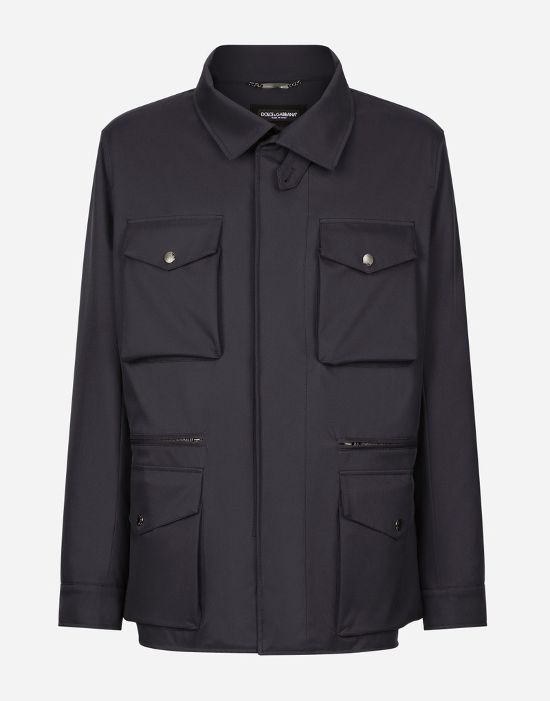 Technical fabric safari jacket - 1