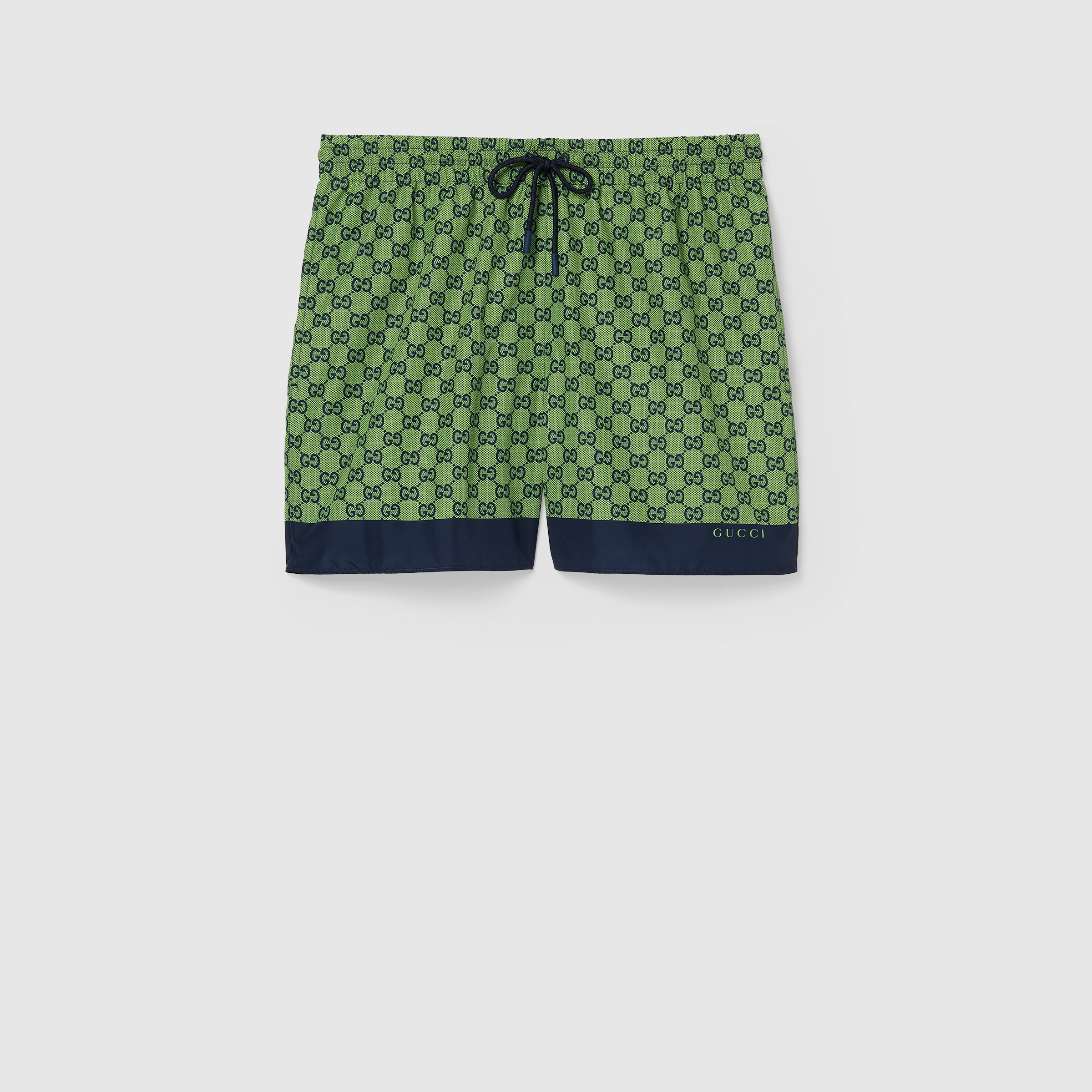 Printed poplin tech swim shorts - 1