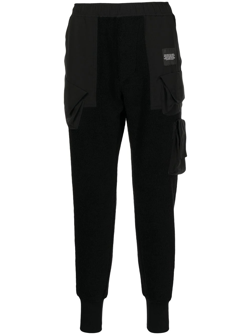 cargo-pocket track pants - 1