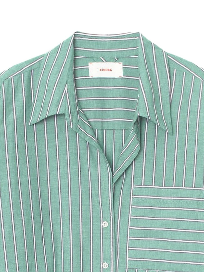 XÍRENA pocket striped shirt outlook