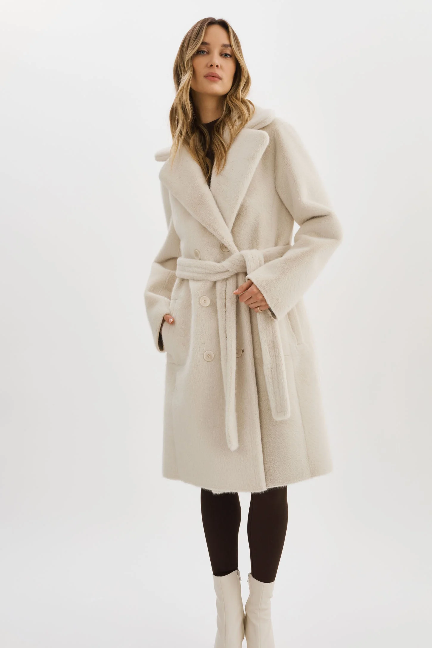 ABIGAIL | Reversible Faux Shearling Coat - 1