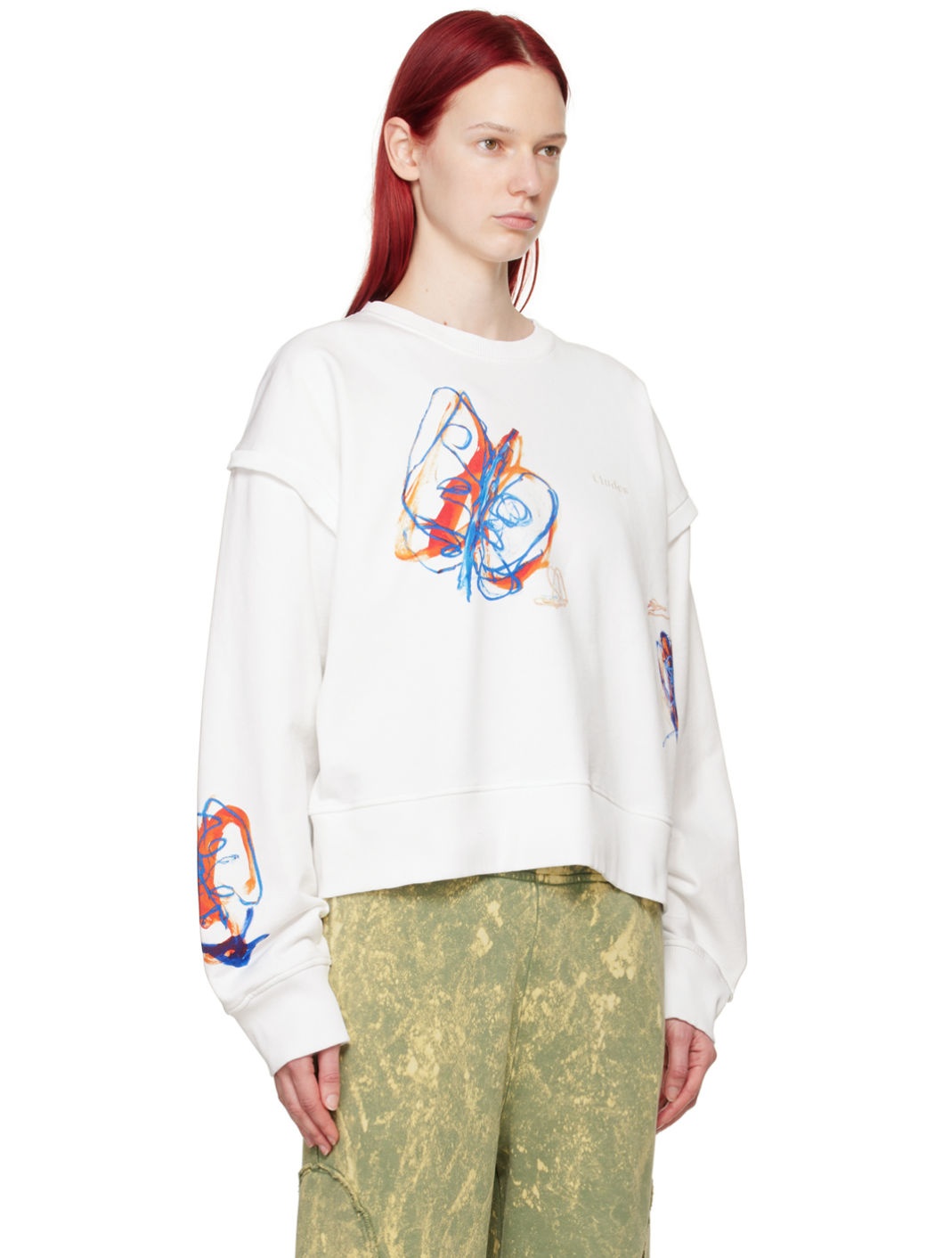 White Ciment Parade Été Sweatshirt - 2