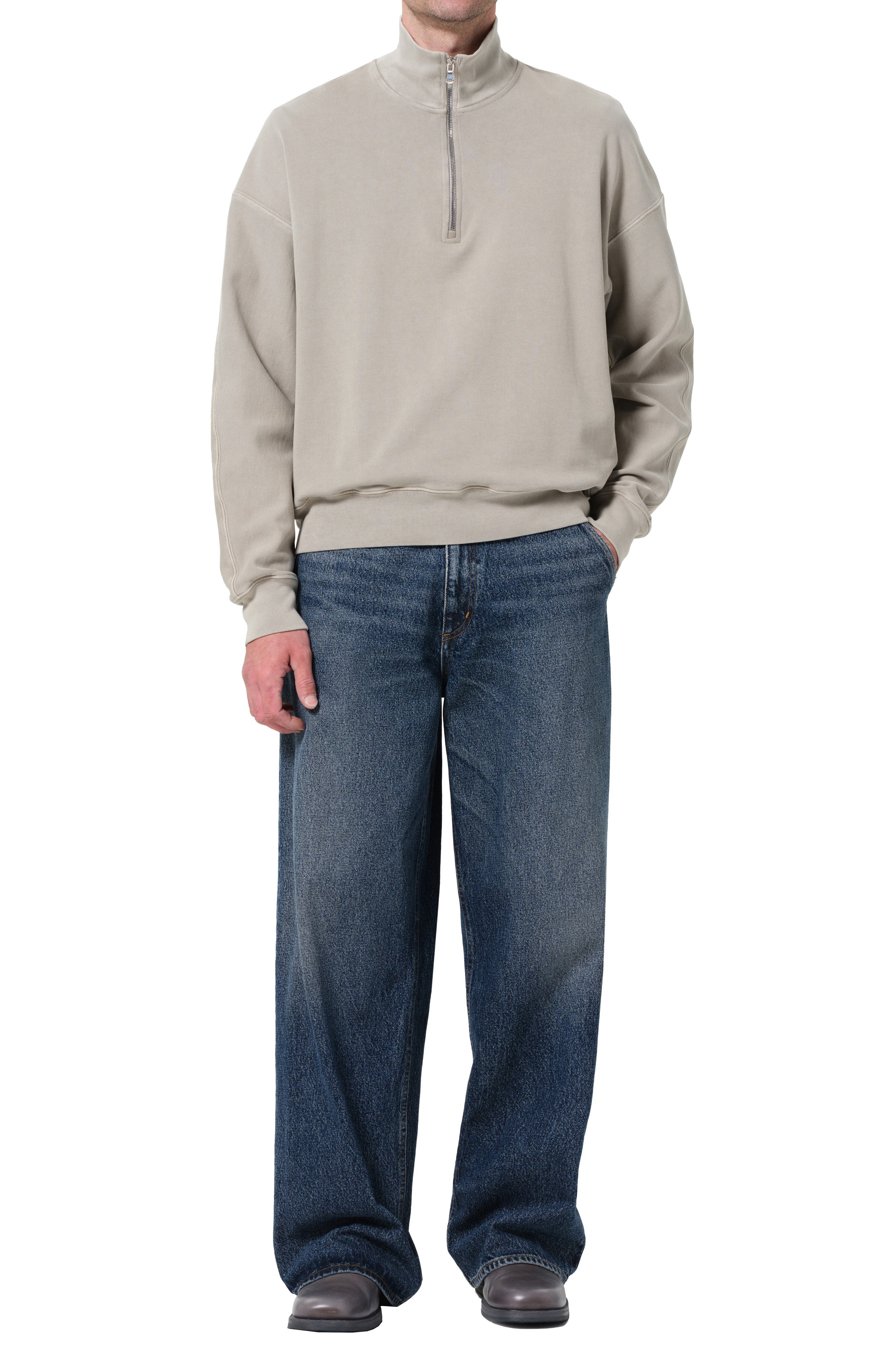 AGOLDE Benton Wide Leg Jeans in Arcadia Dark Indigo at Nordstrom - 5