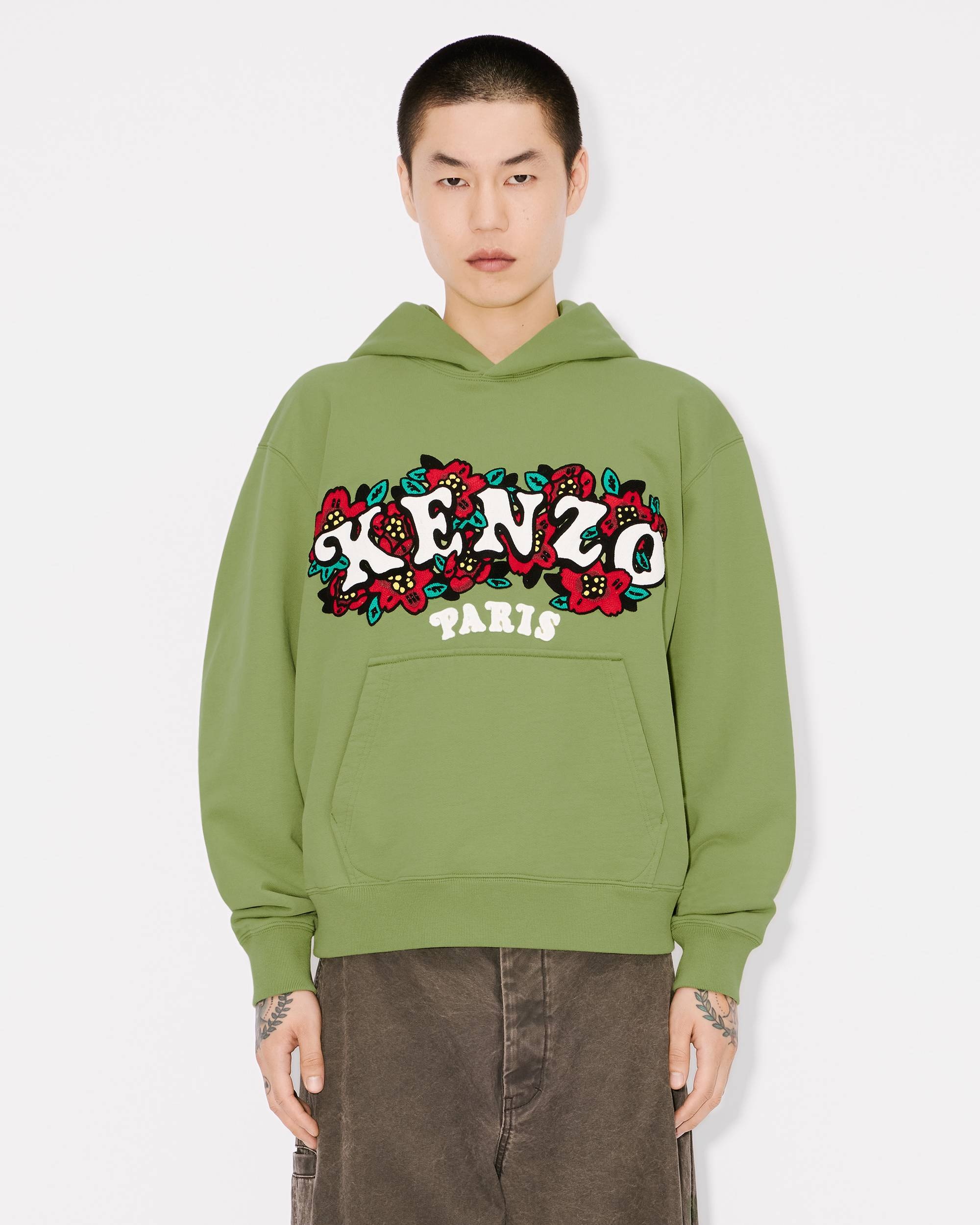 'KENZO by Verdy' embroidered hoodie in cotton - 3
