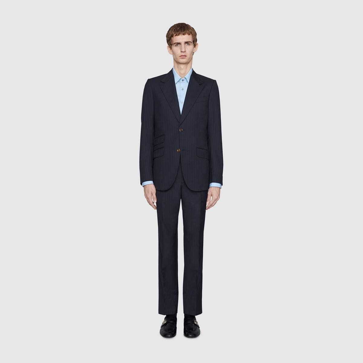 Fitted Gucci pinstripe suit - 3