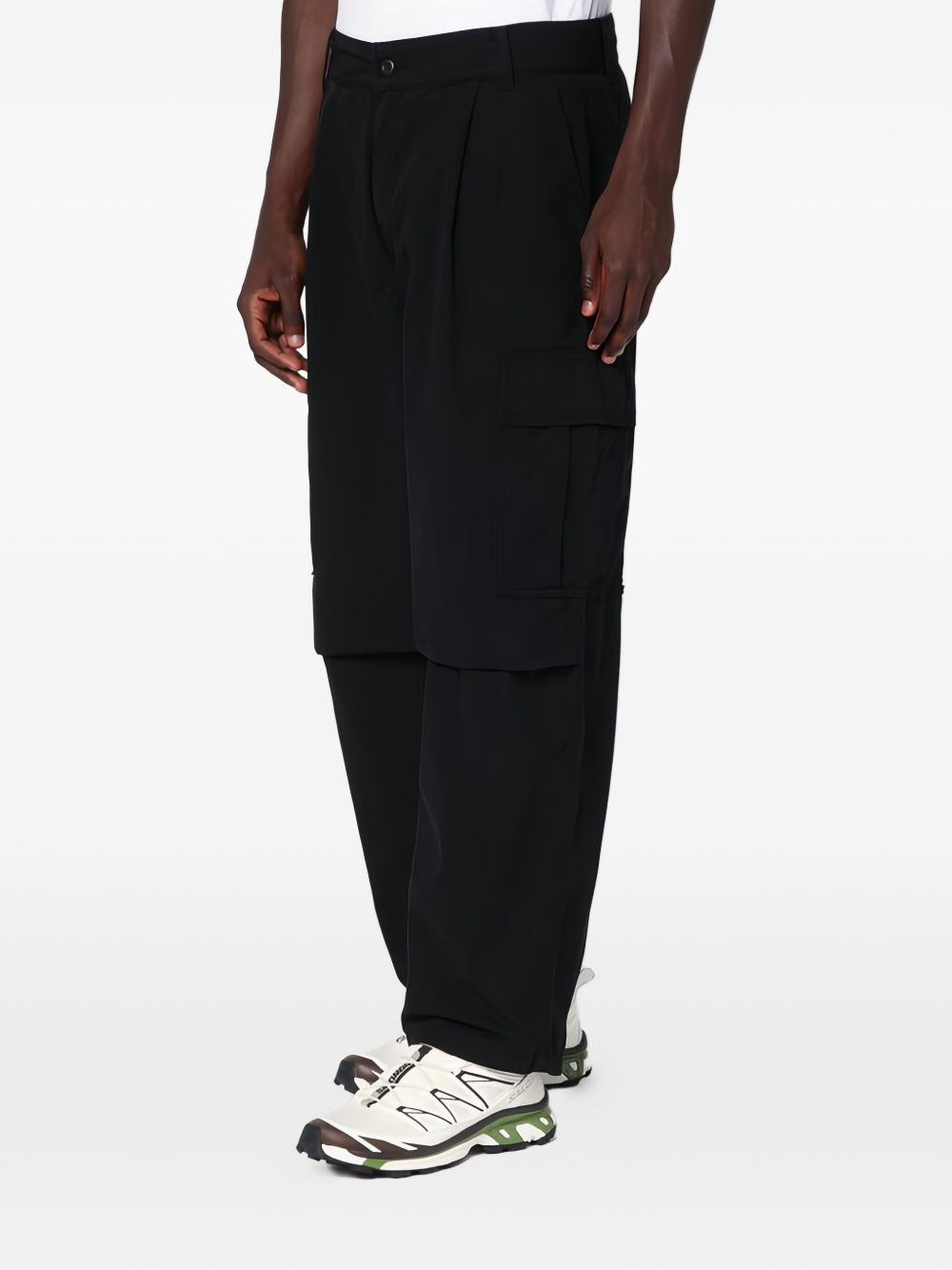 logo-patch trousers - 4