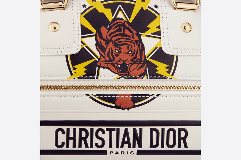 Small Dior Vibe Zip Bowling Bag 6