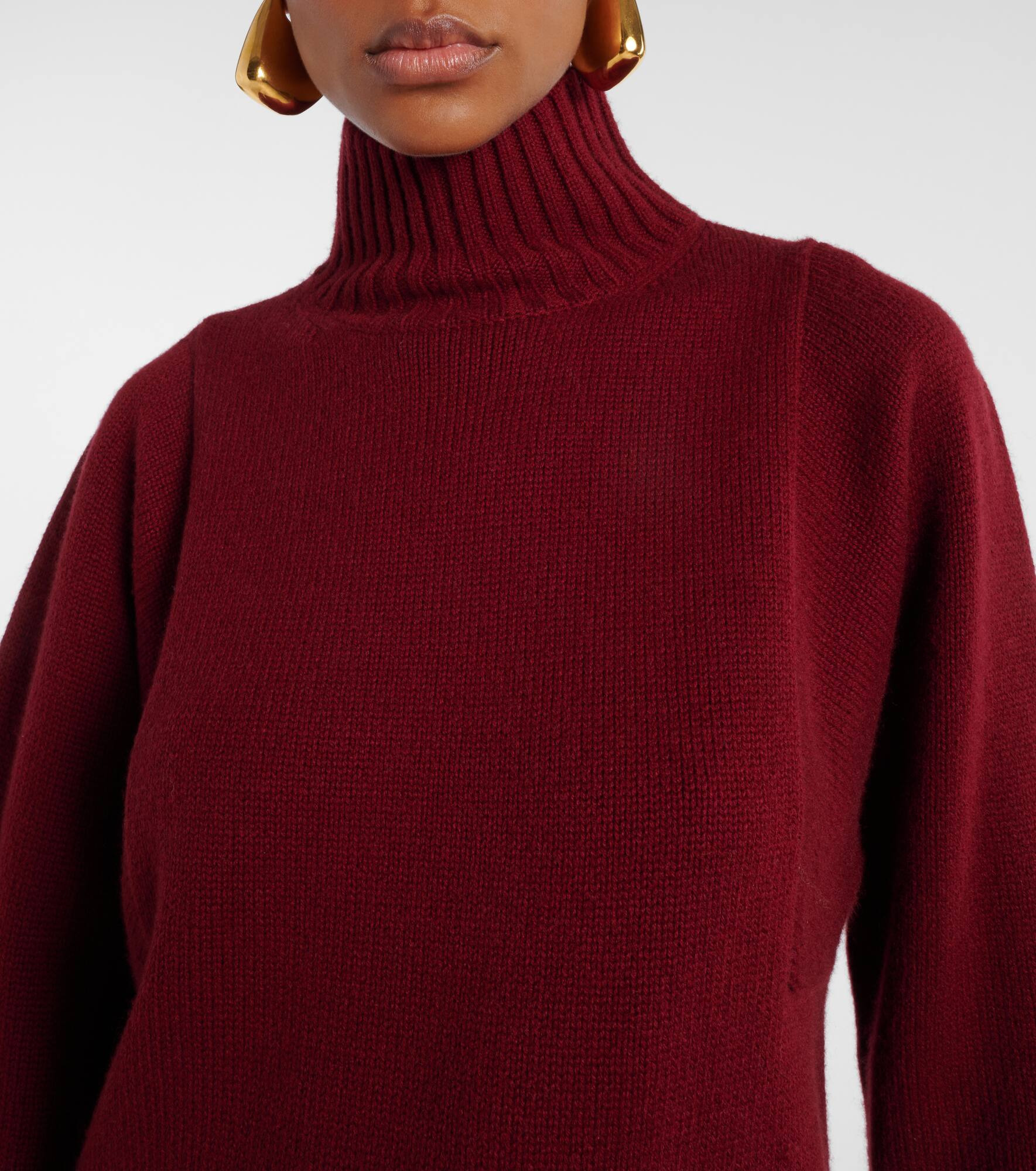 Cashmere turtleneck sweater - 4