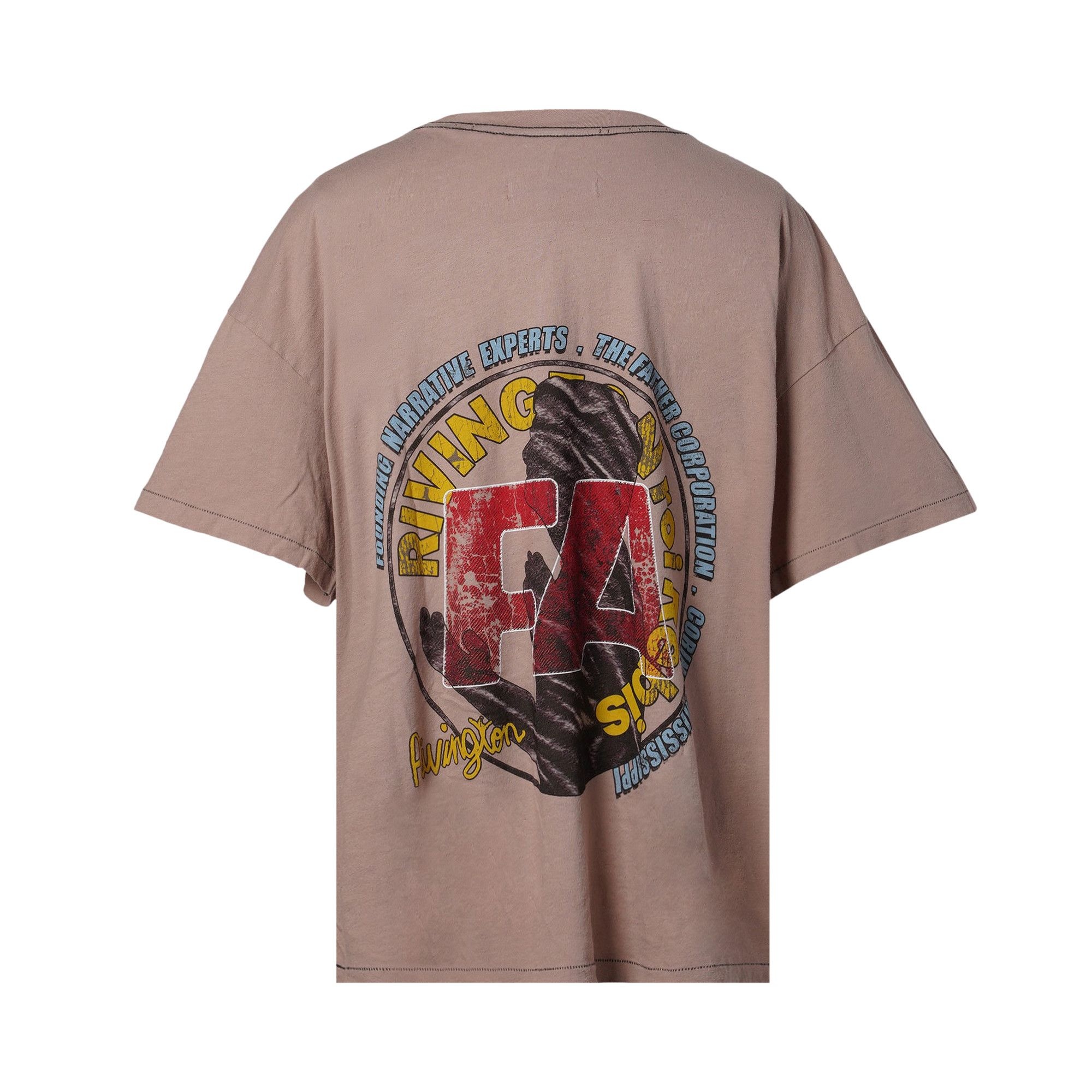 RRR123 Founding Narrative T-Shirt 'Pink' - 2