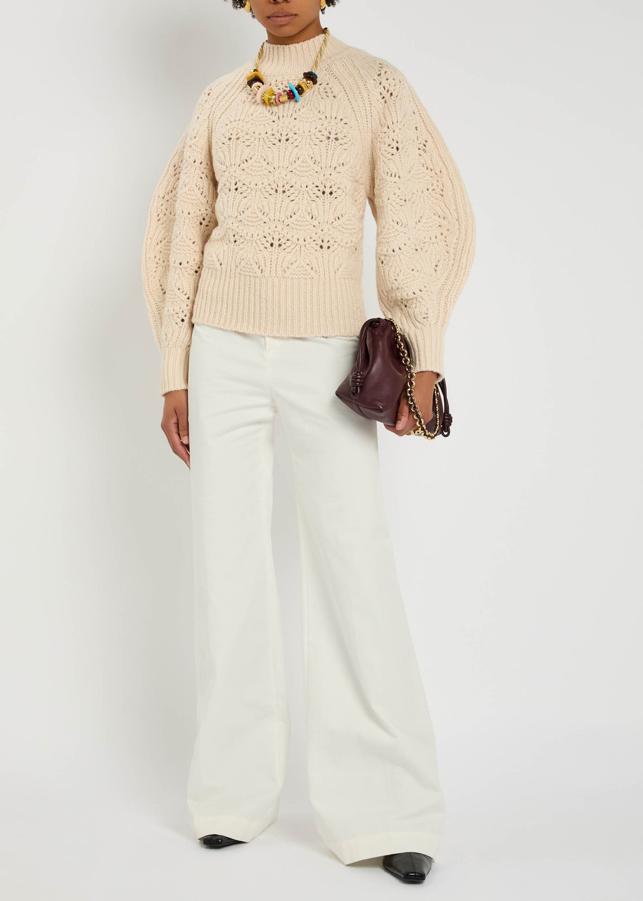 Zimmermann Hypnotic Cable-knit Wool Jumper - 4