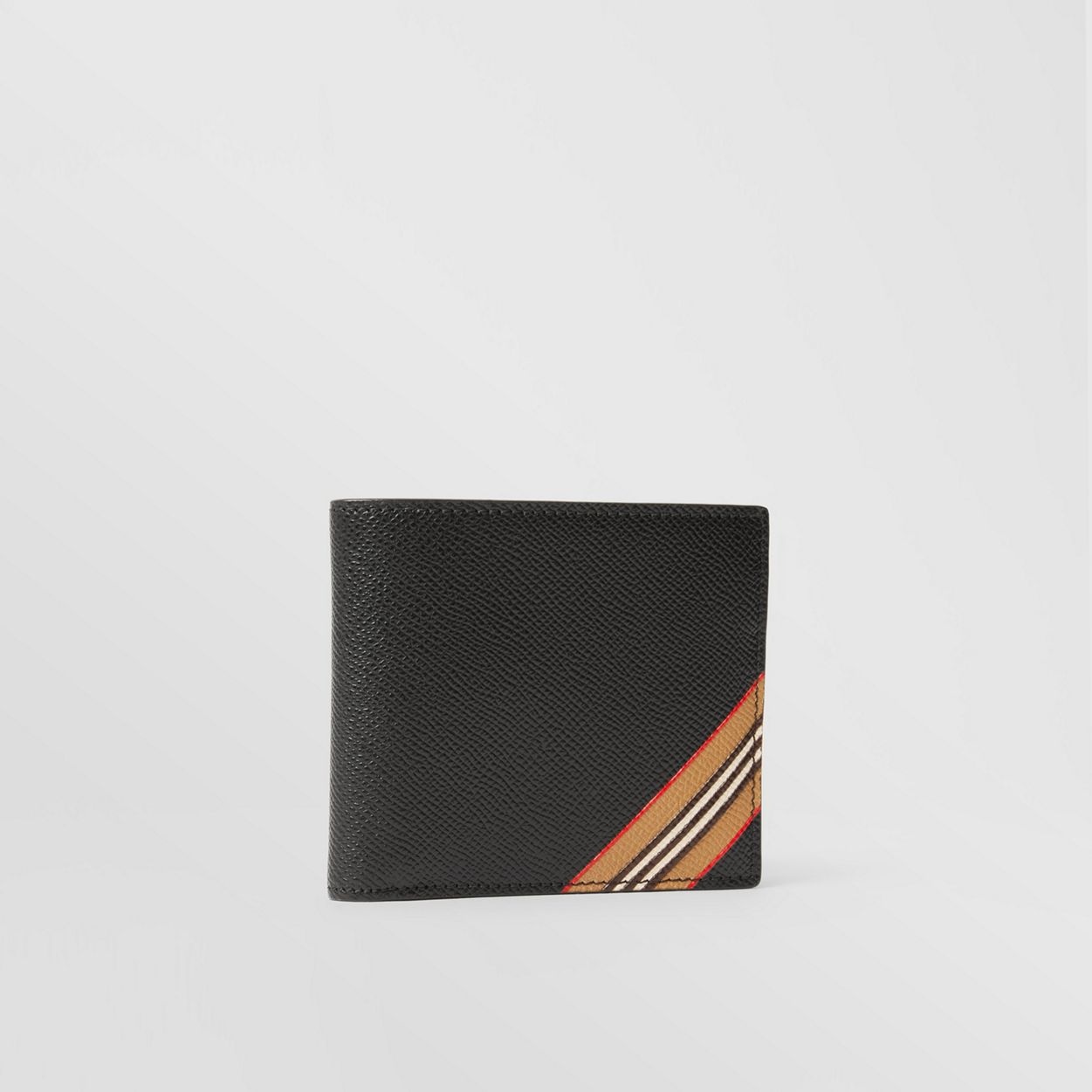 Icon Stripe Print Leather International Bifold Wallet - 4