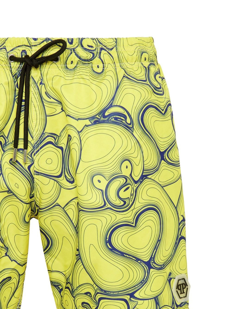 PHILIPP PLEIN Teddy Bear-print swim shorts outlook