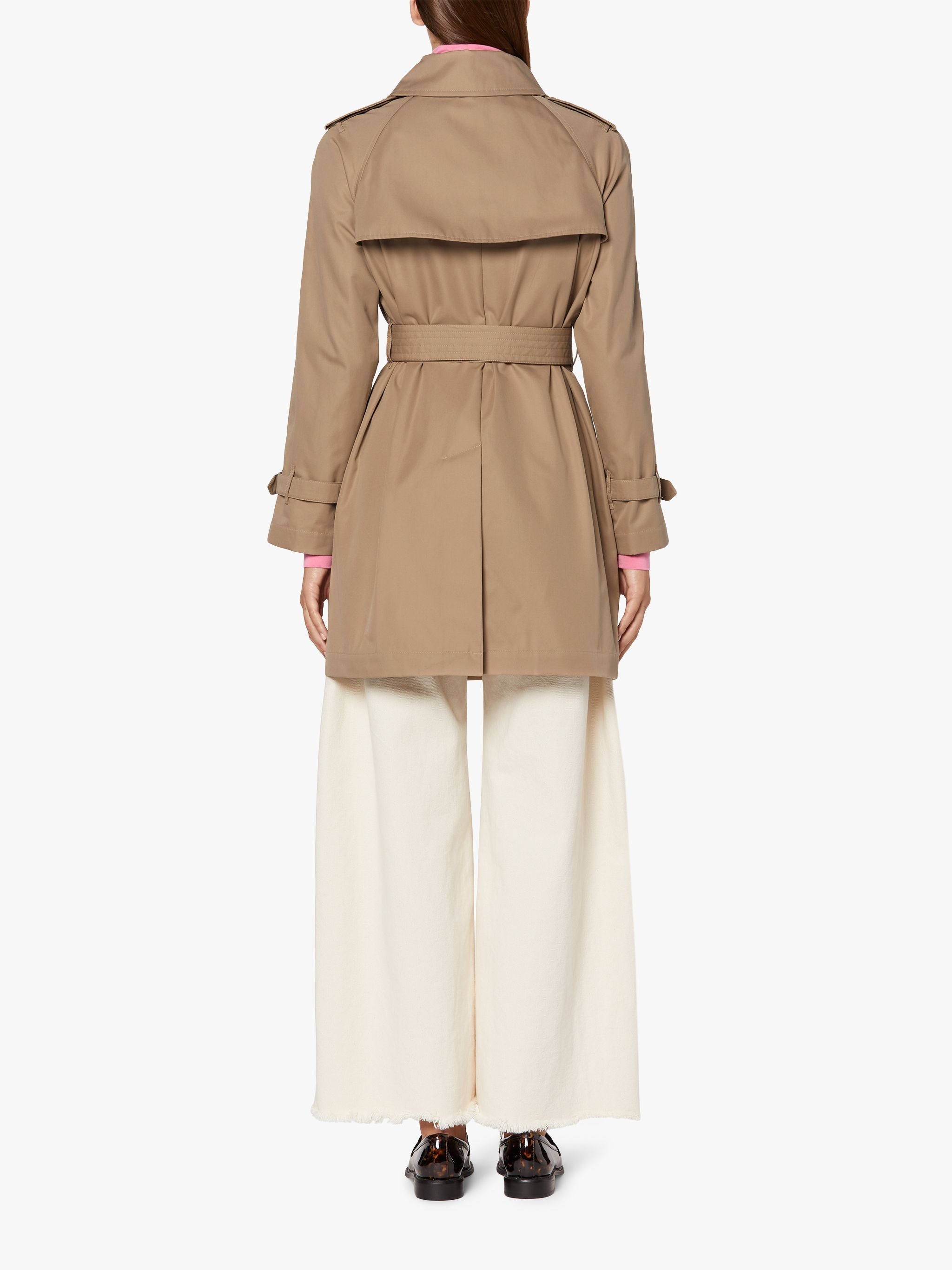 MUIE SAND COTTON SHORT TRENCH COAT | LM-1012 - 4