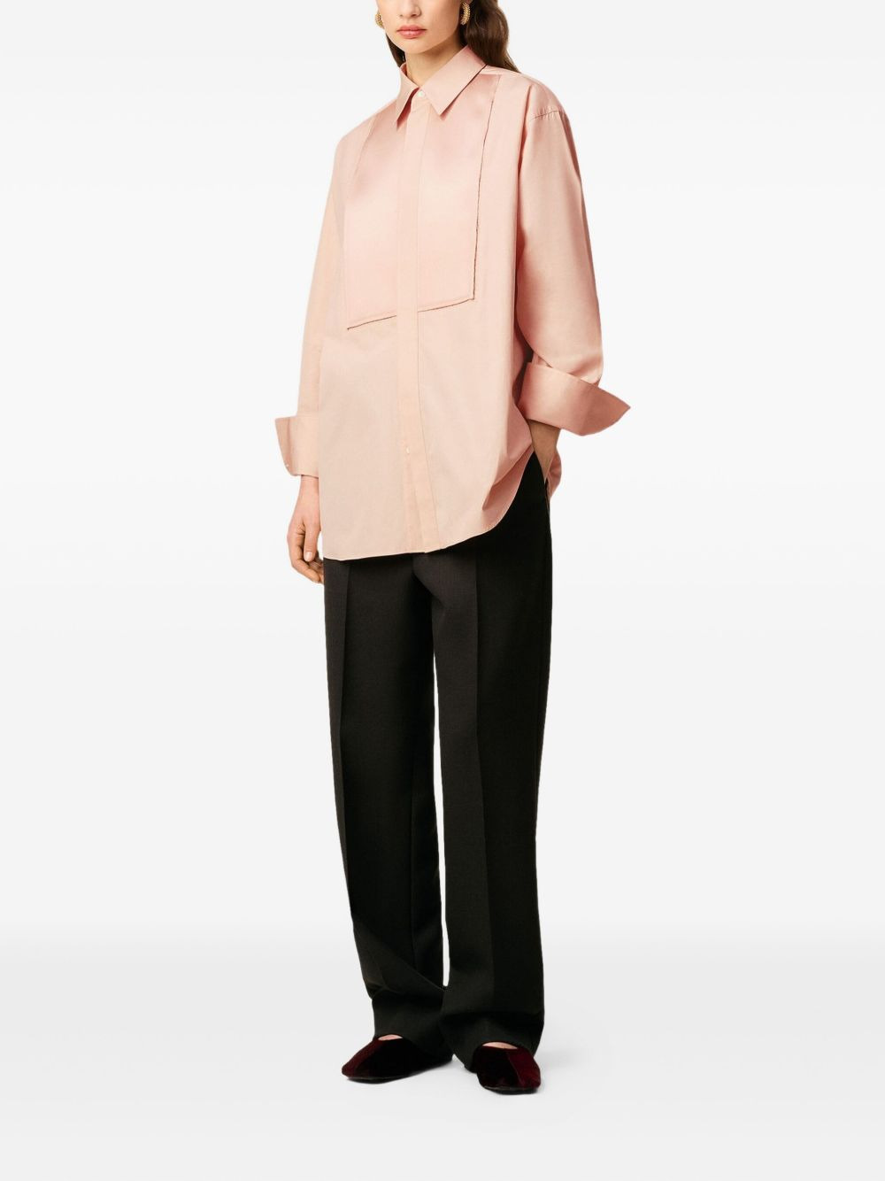 Oversized cotton shirt - 2
