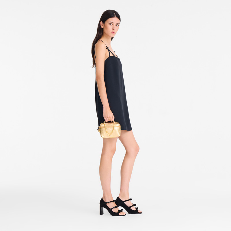 Longchamp Le Pliage Xtra Crossbody bag Gold - Leather outlook