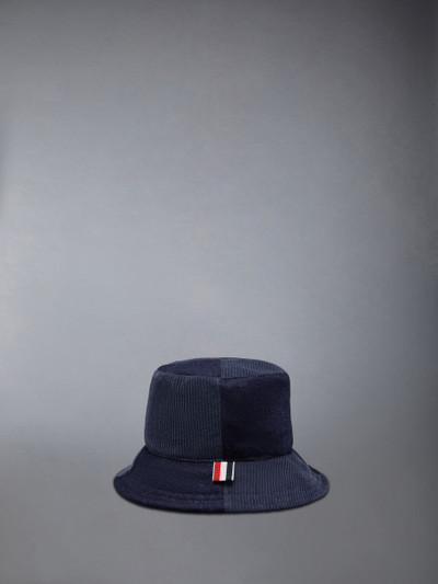 Thom Browne Fun-Mix Shetland Quartered Bucket Hat outlook