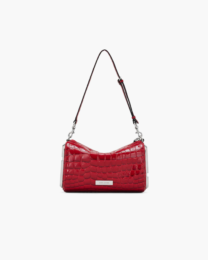 THE GLOSSY CROC SNAPSHOT SHOULDER BAG 3