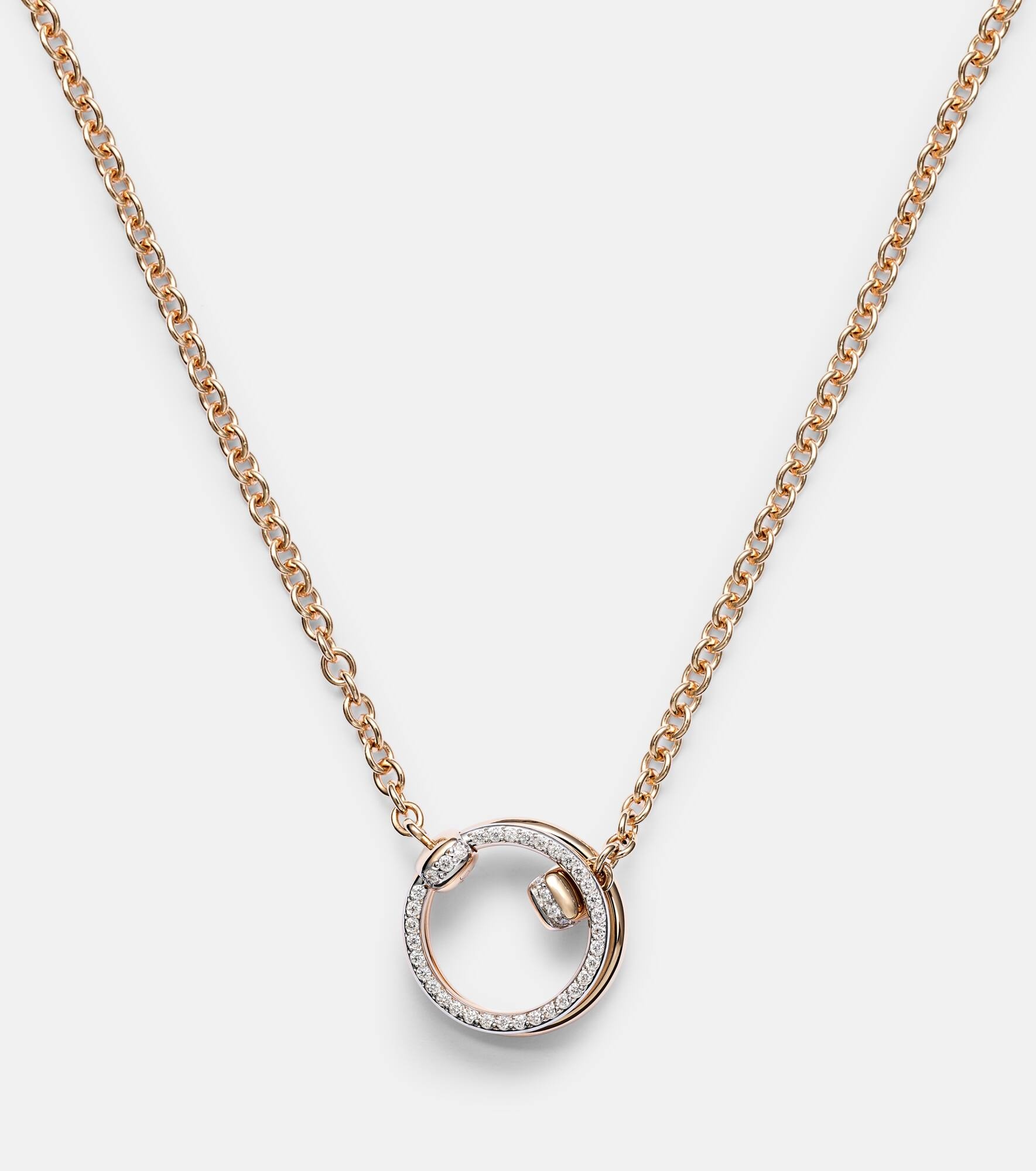 Pomellato Together 18kt rose gold pendant necklace with diamonds - 4