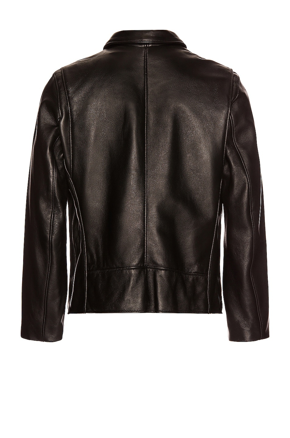 Collar Lamb Leather Jacket - 2