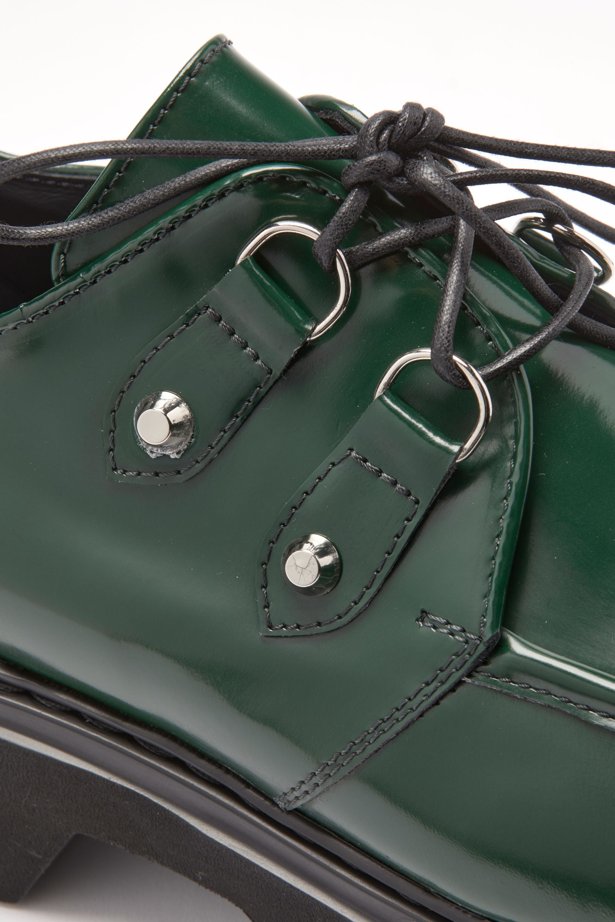 STUDDED DERBY SHOES - 5