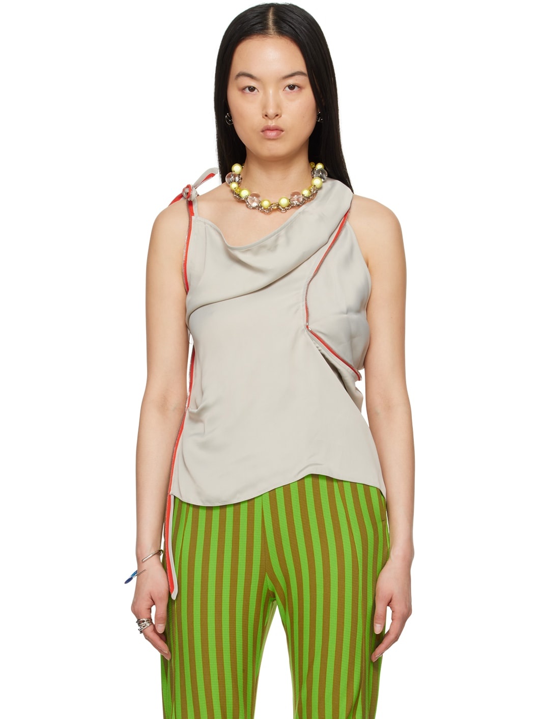 Gray Chevreul Top - 1
