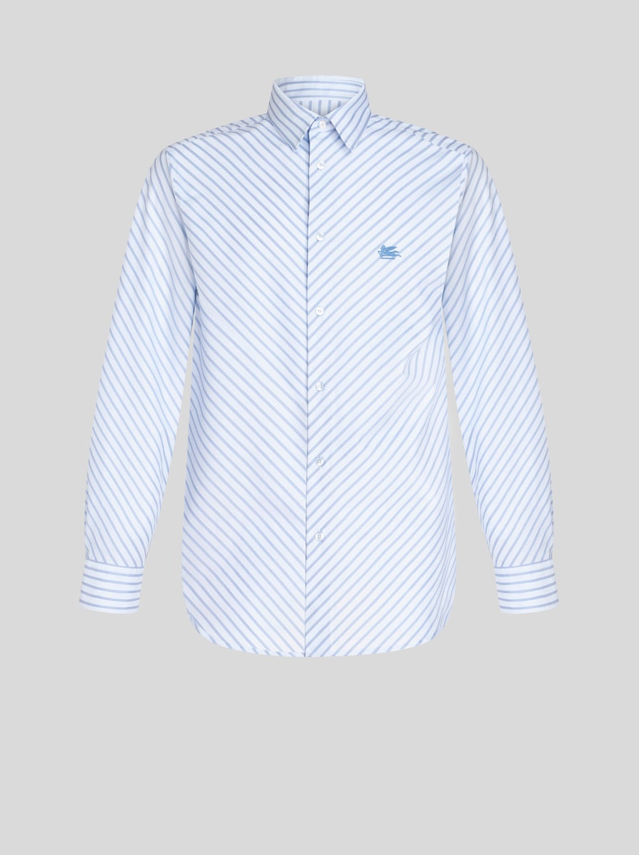 STRIPED SHIRT WITH PEGASO - 1