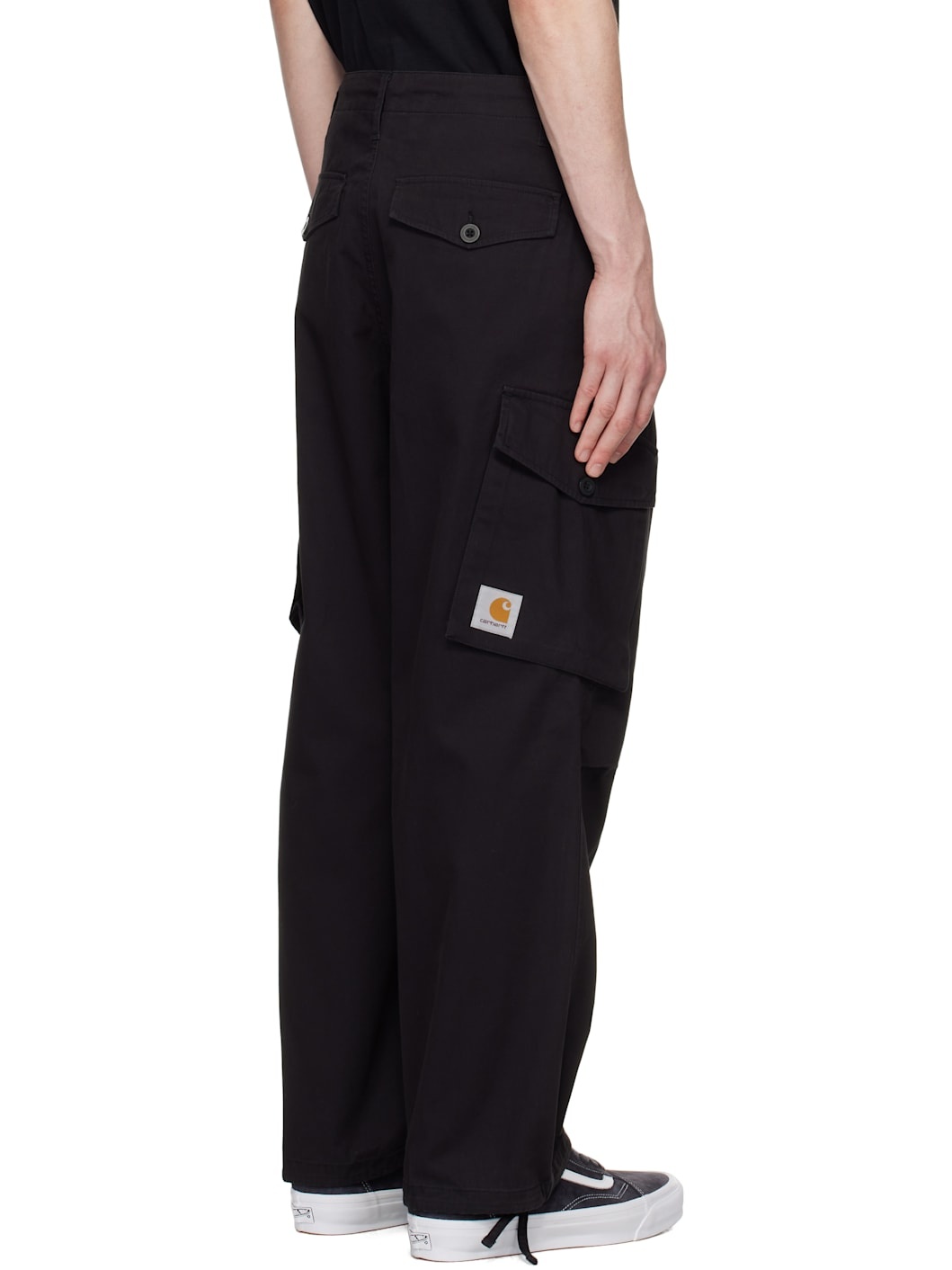 Black Unit Cargo Pants - 3