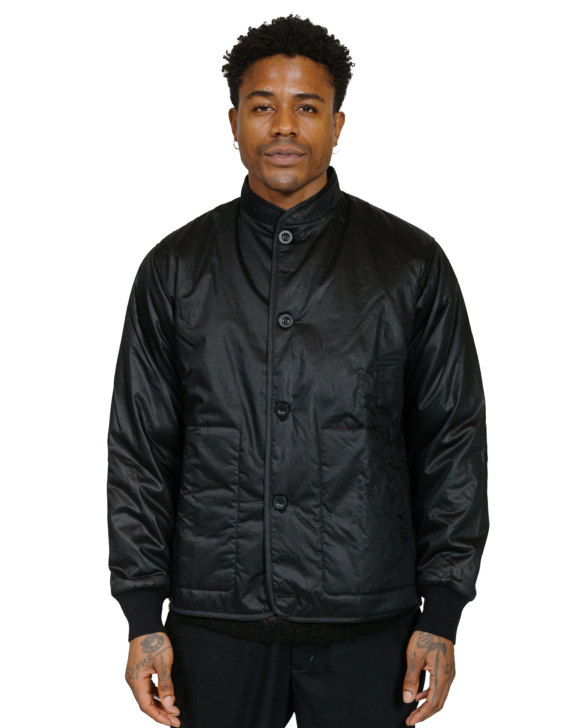 Kinos Jacket Lacqed Black - 2