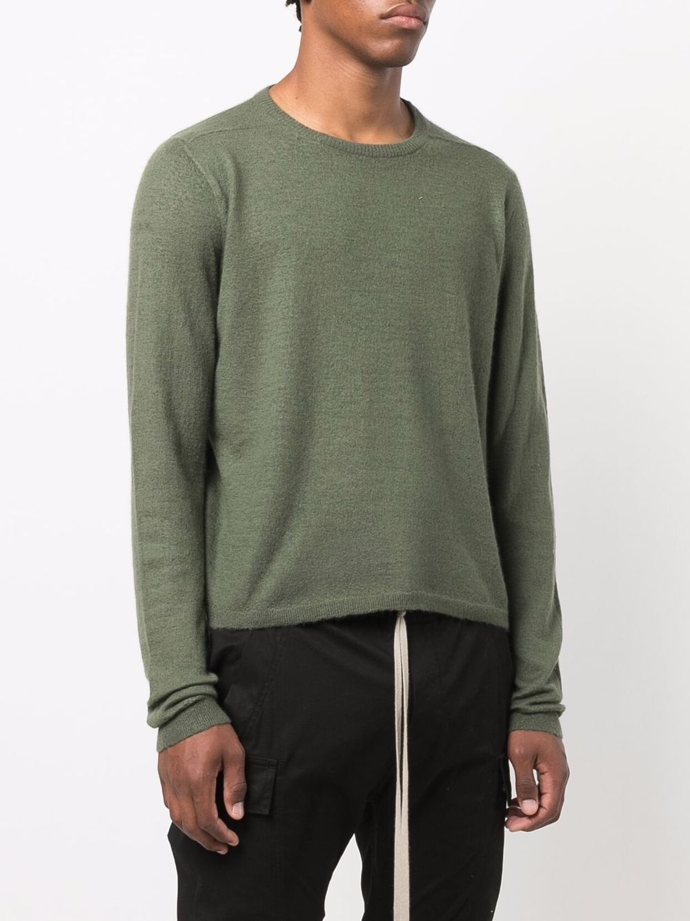 Oversized Cropped cashmere jumper - 3