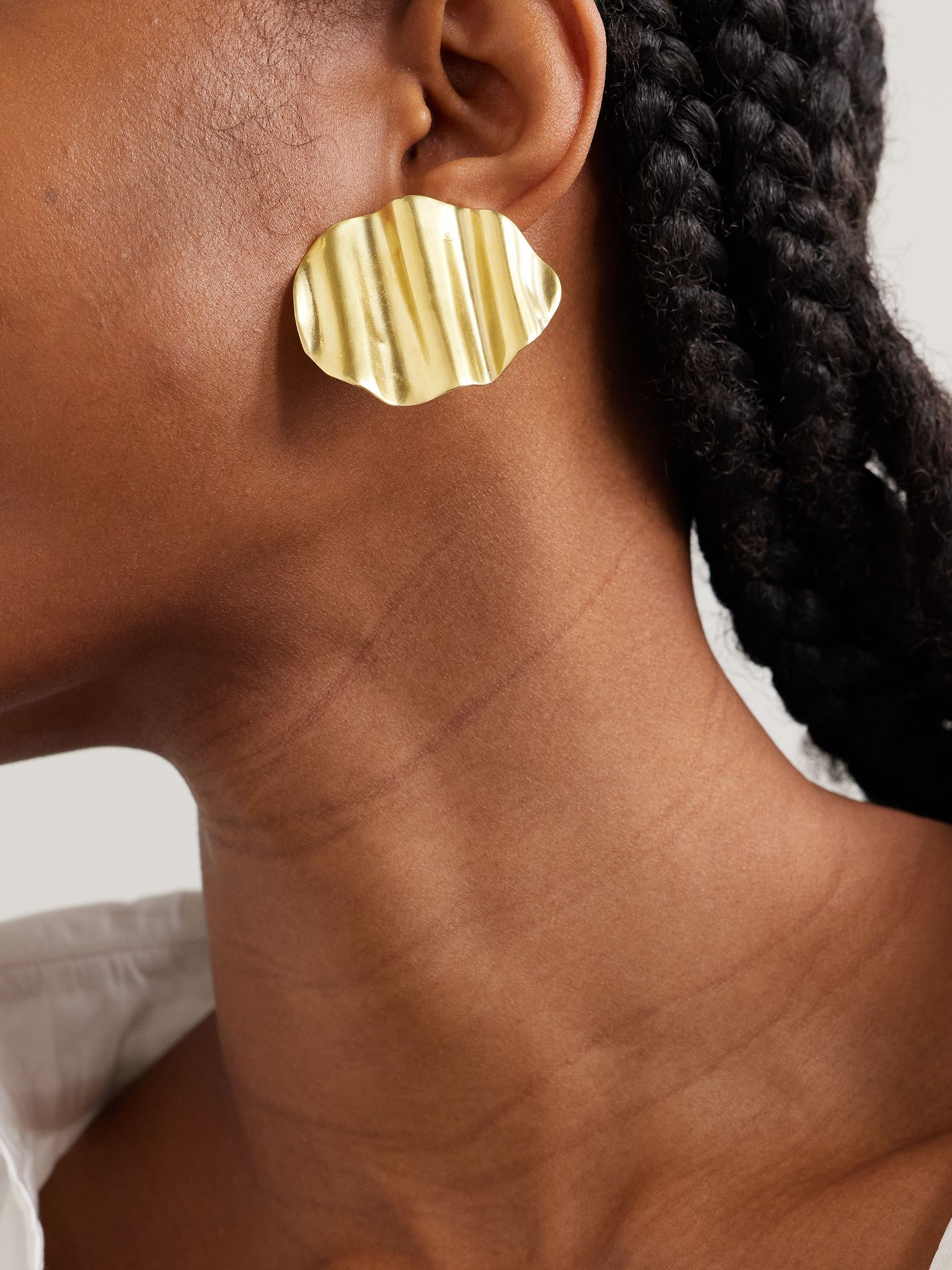 L'Onda gold-plated earrings Gold - 2