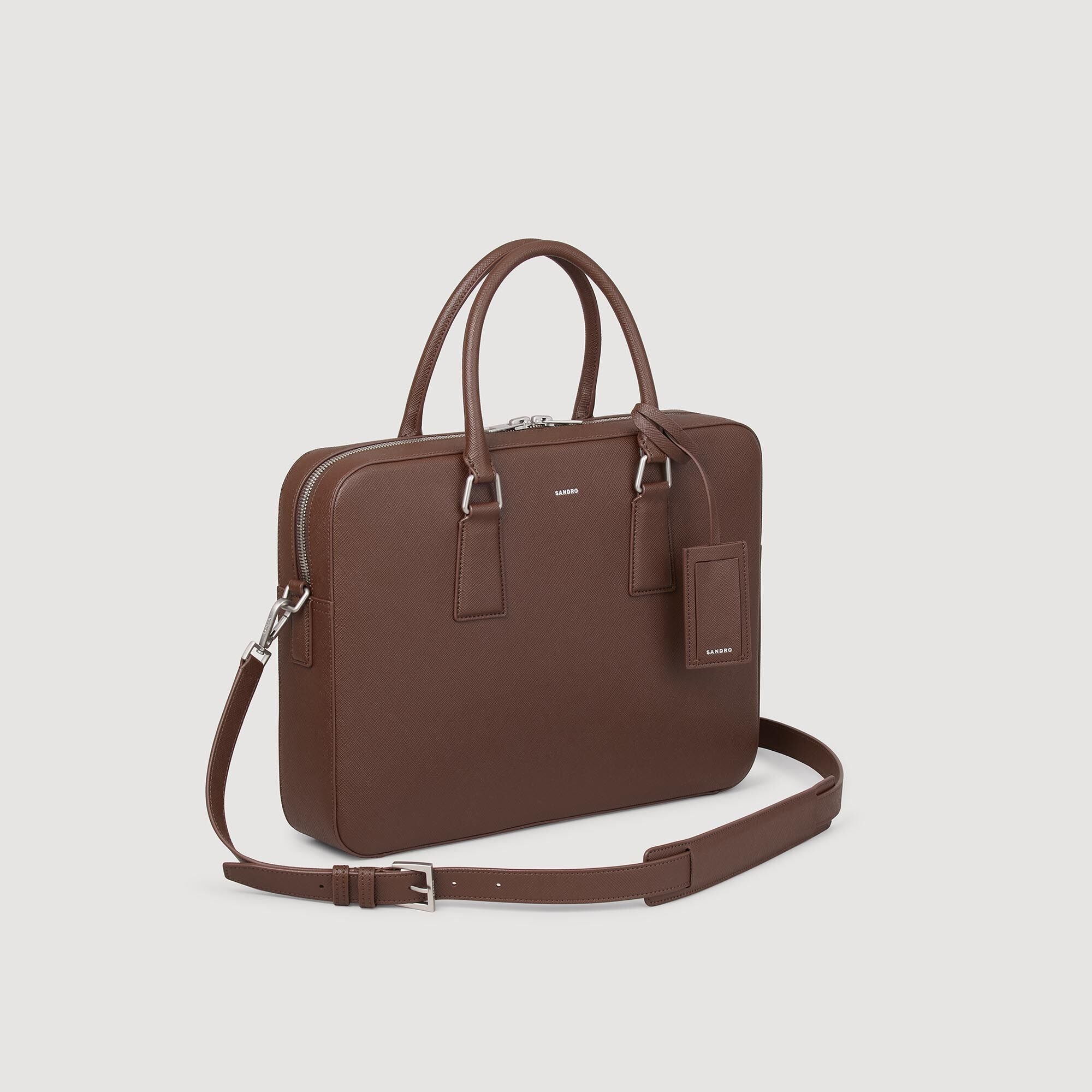 SAFFIANO LEATHER BRIEFCASE - 3