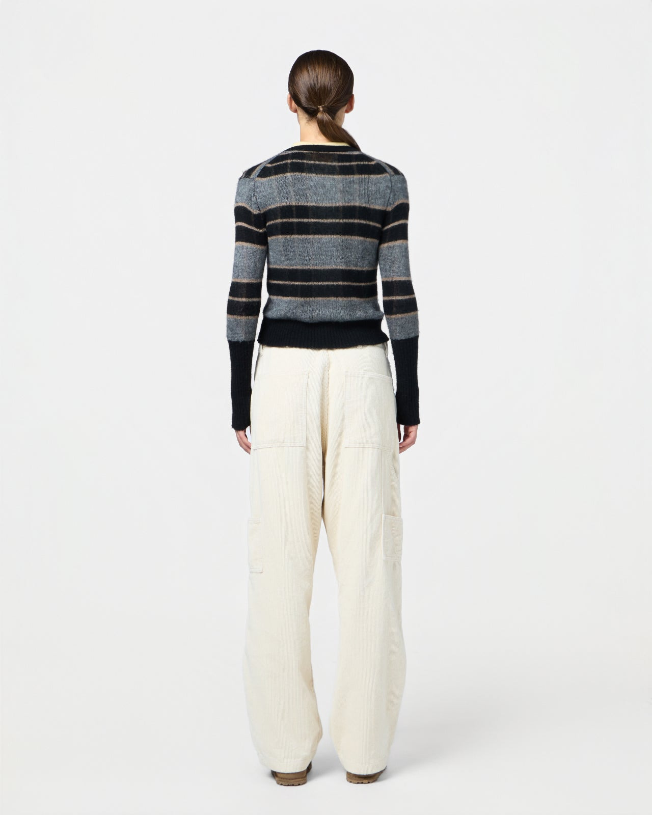 Shadow Plaid Cardigan - 6