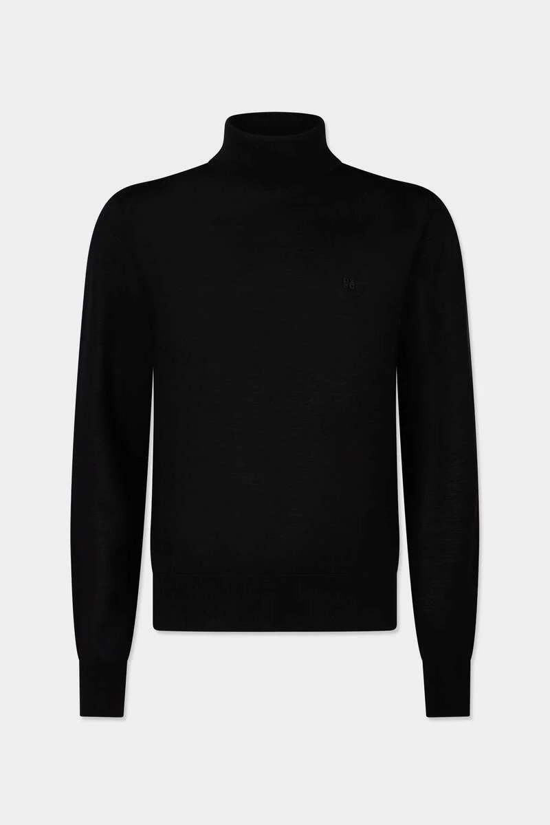 D2 UPSIDE DOWN TURTLENECK PULLOVER - 1