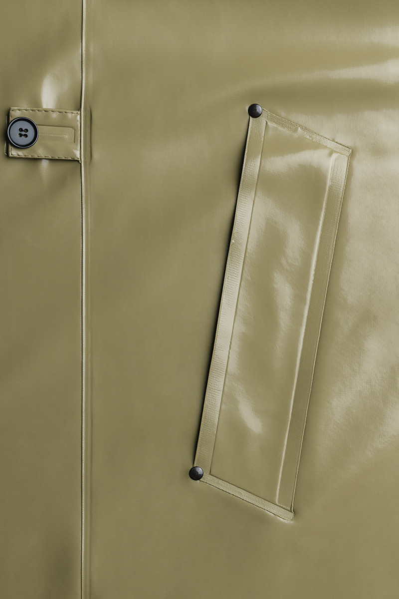 Mayfair Opal Trench Coat Aloe 10