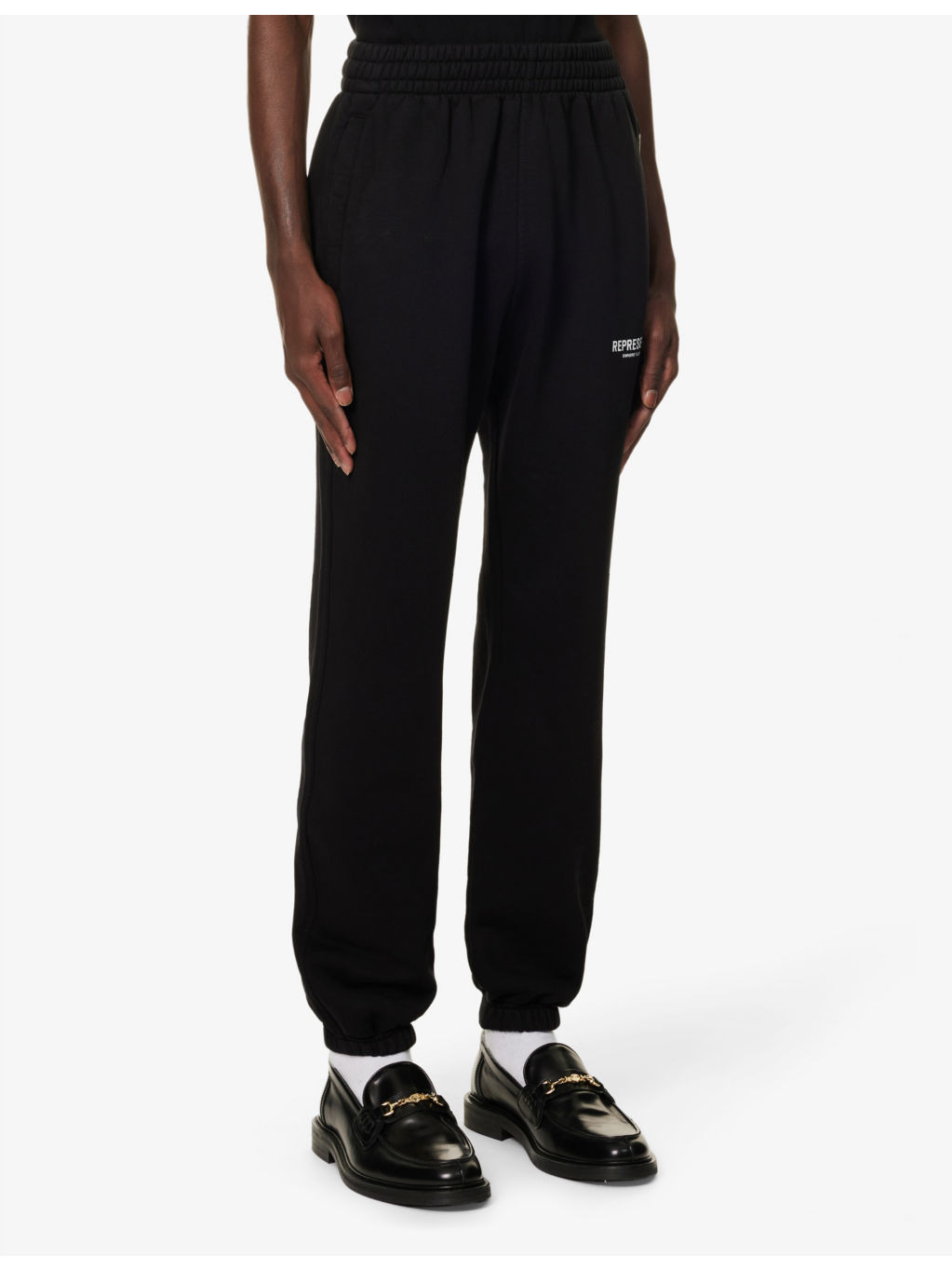 Owners' Club text-print relaxed-fit cotton-jersey jogging bottoms - 3
