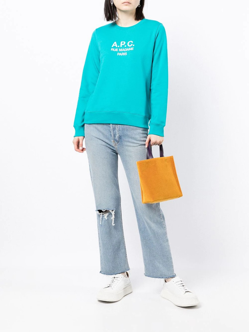 A.P.C. logo-printed sweatshirt outlook