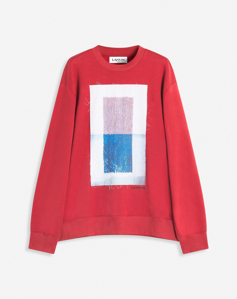 CLASSIC SWEATSHIRT WITH AN ARCHIVES PRINT - 1