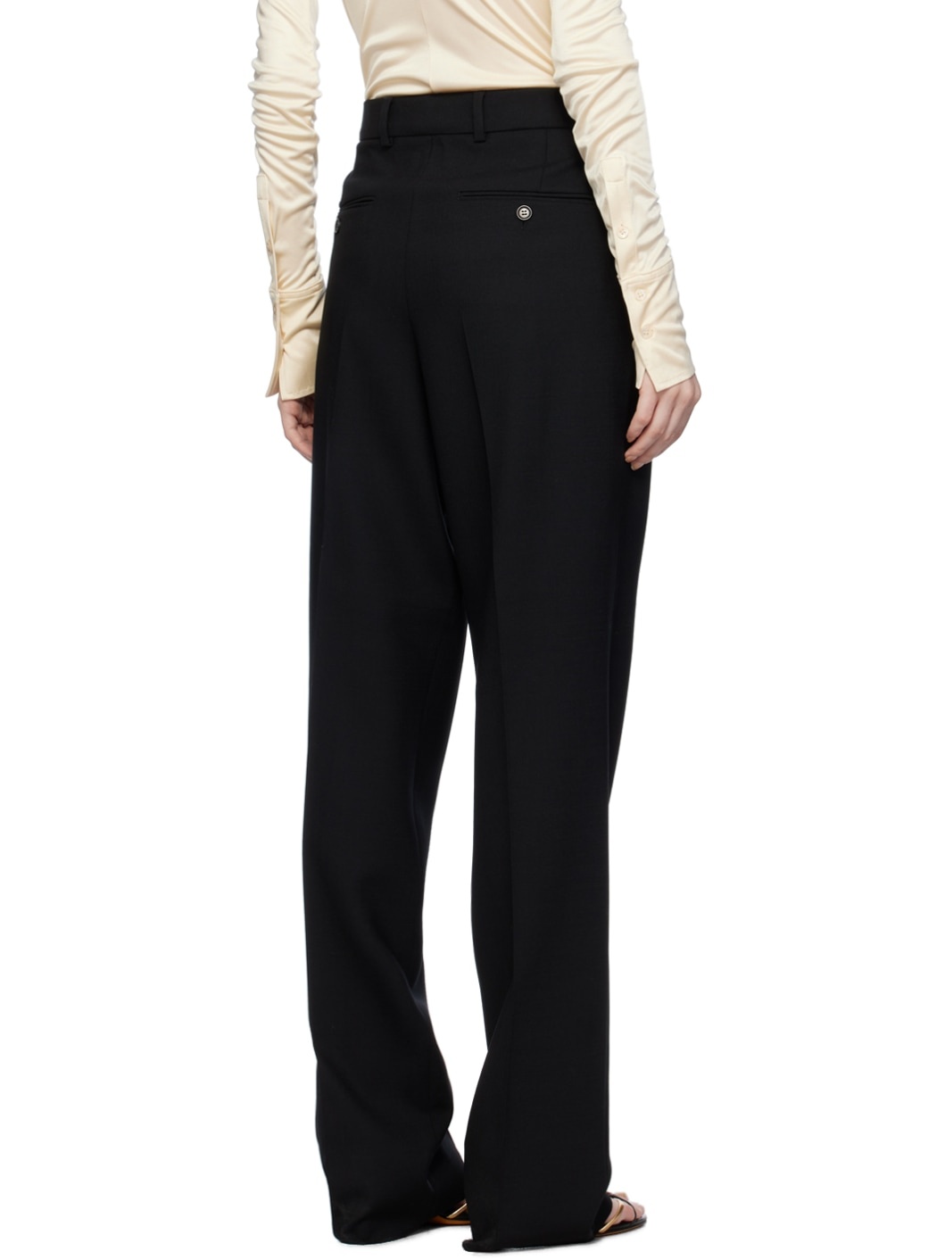 Black Summer Trousers - 3