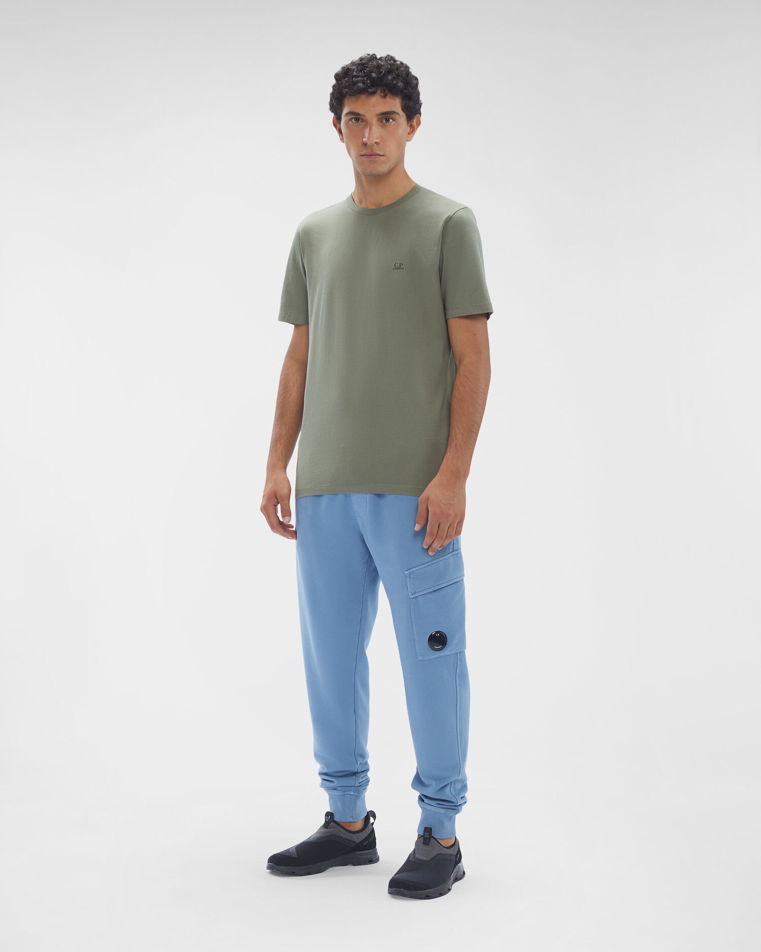 CP COMPANY｜TRAINING PANTS (Cotton Diagonal Fleece Cargo C.P. Company Diagonal Raised Fleece Cargo Sweatpants