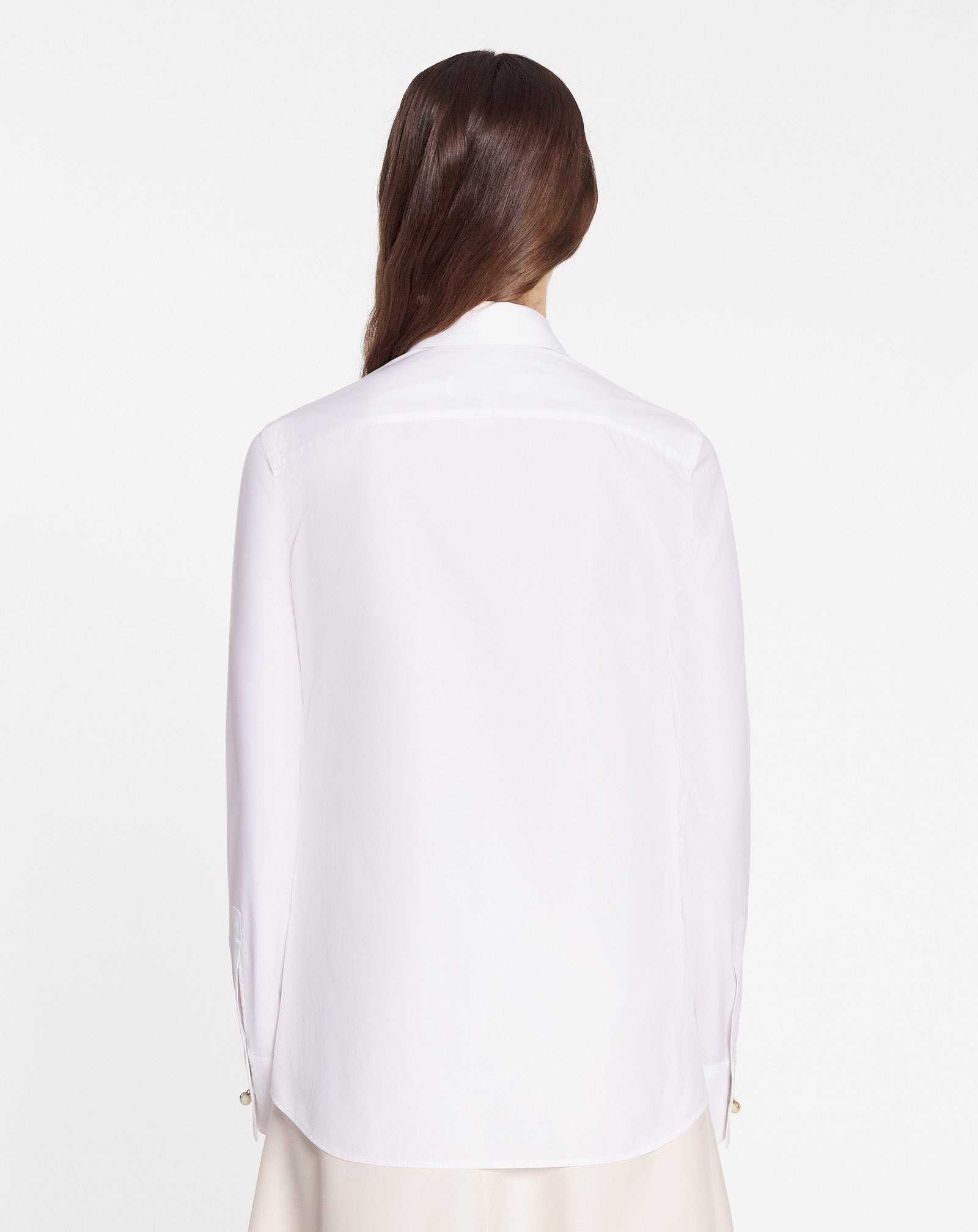 LONG SLEEVE SHIRT IN POPLIN - 5