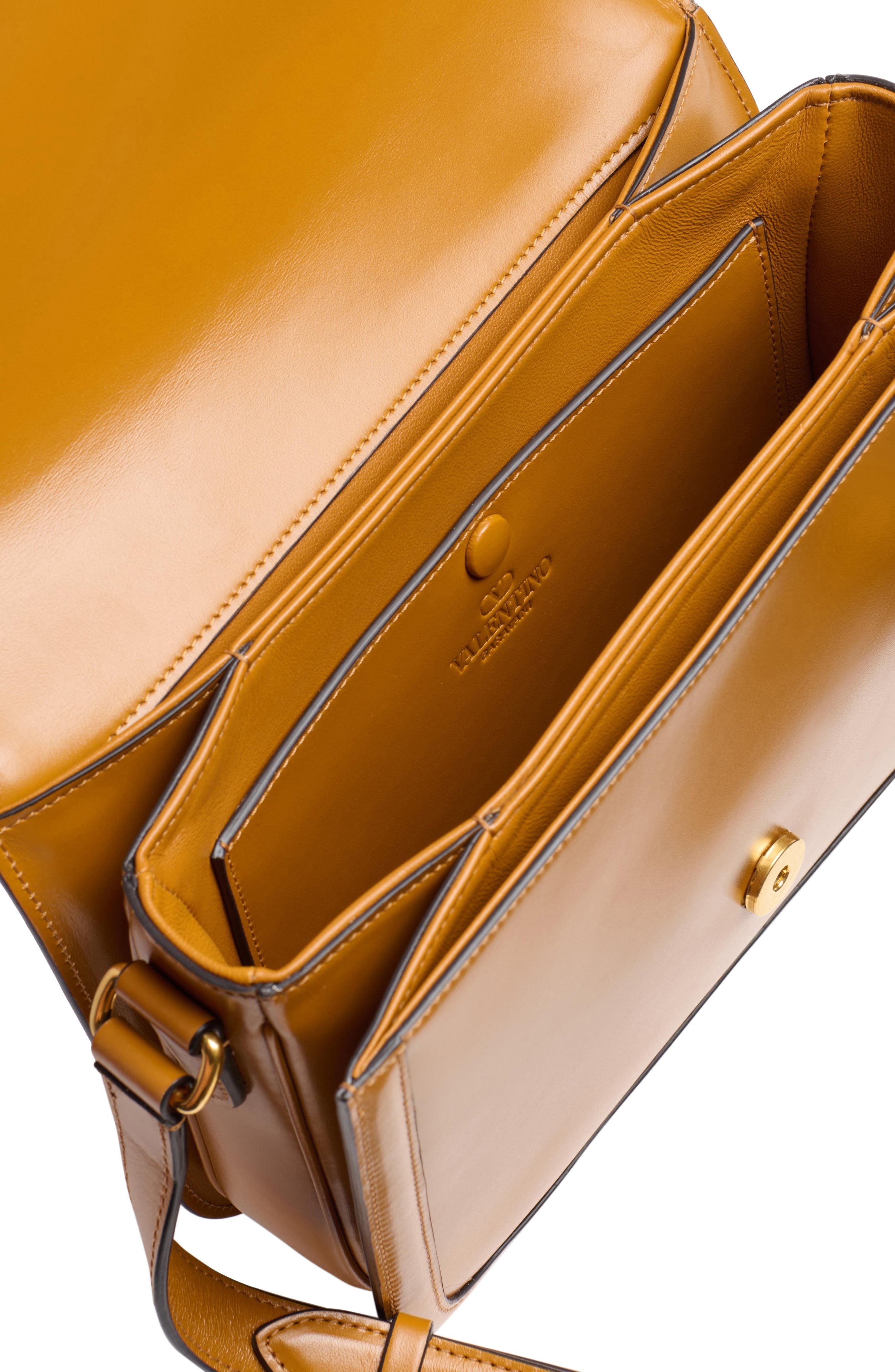 Valentino Garavani 9TO5 Leather Shoulder Bag in Deep Cuir at Nordstrom - 4