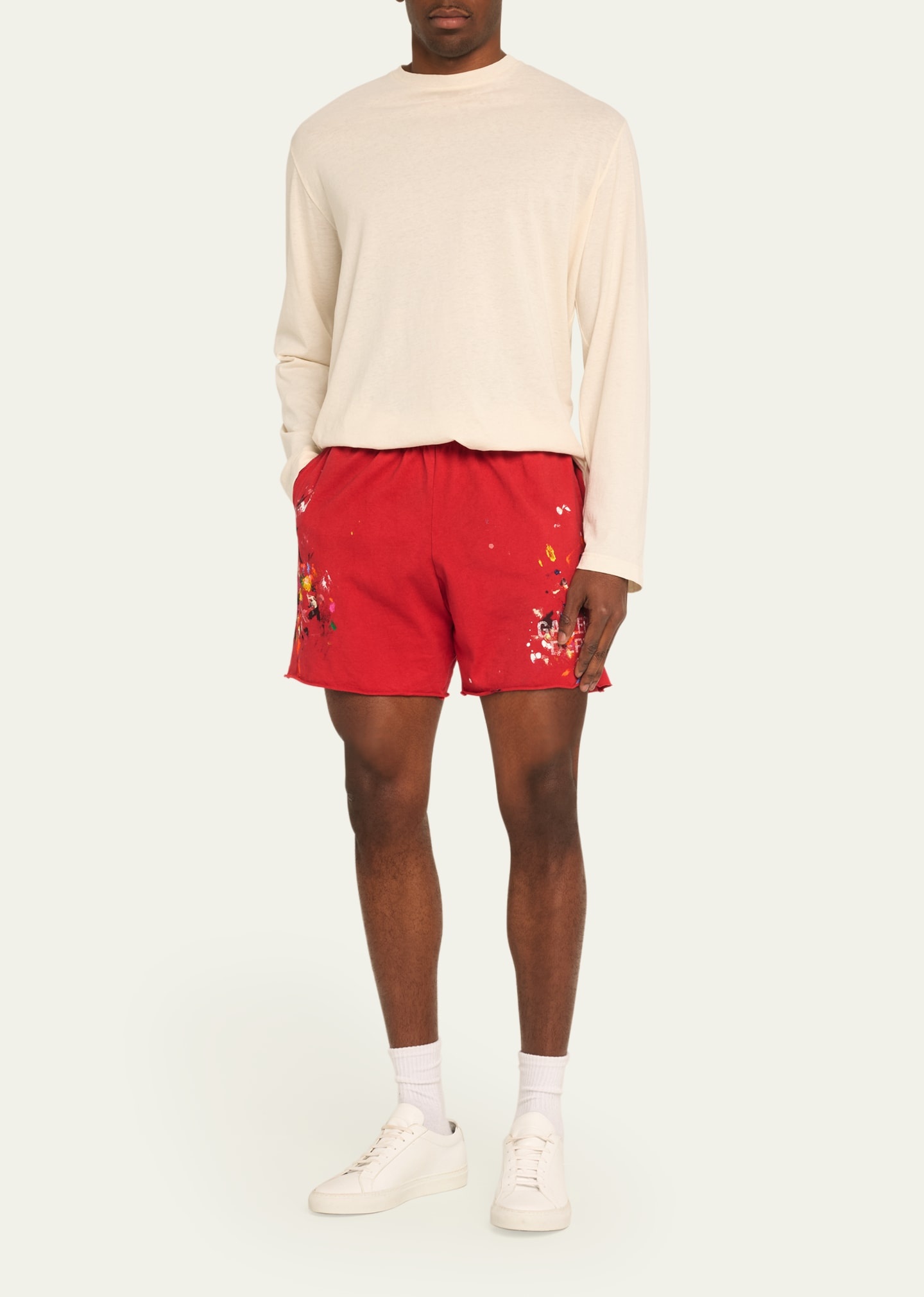 Men's Insomnia Painted Jersey Shorts - 2