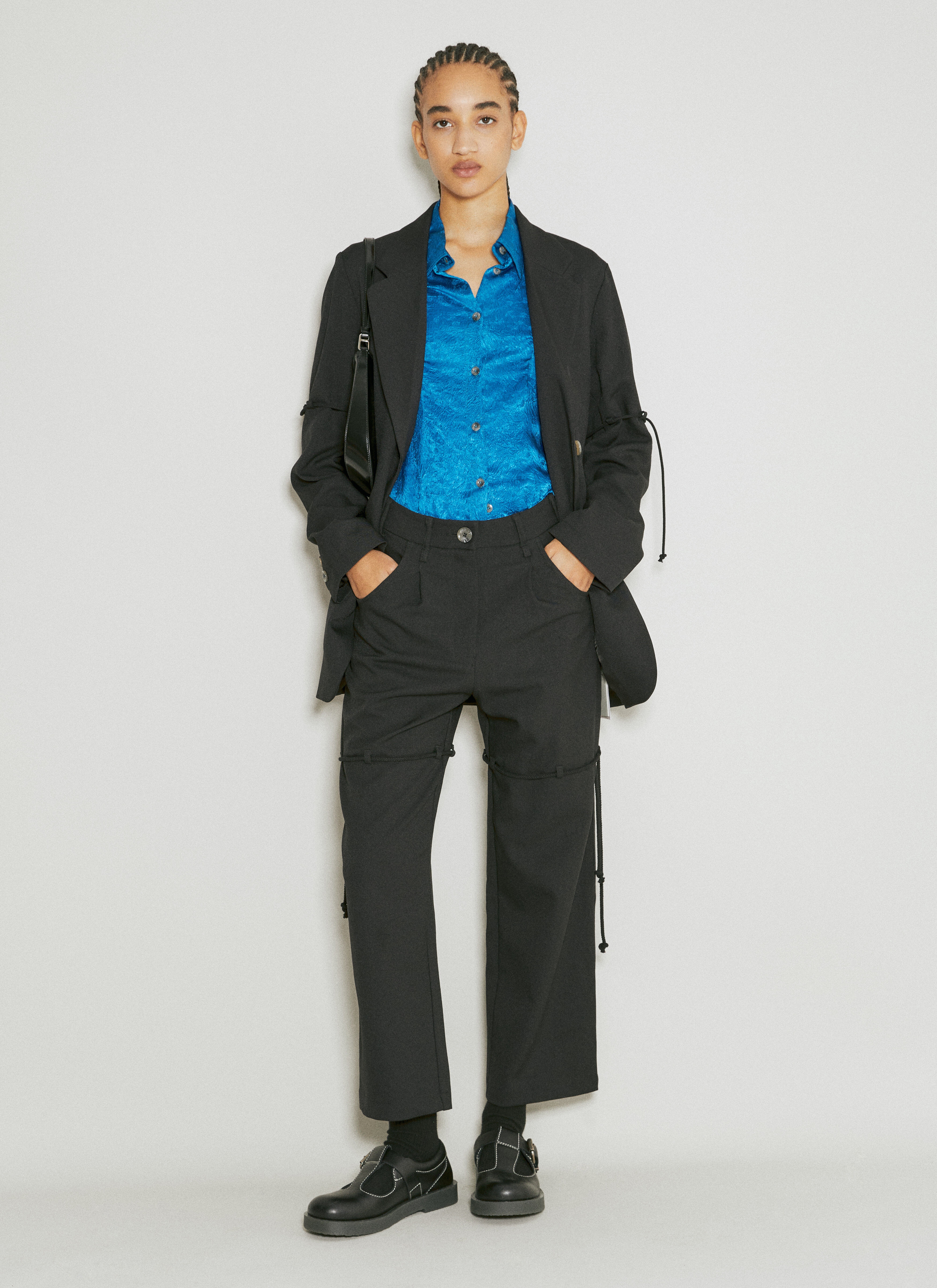 Straight Leg Suit Pants - 3