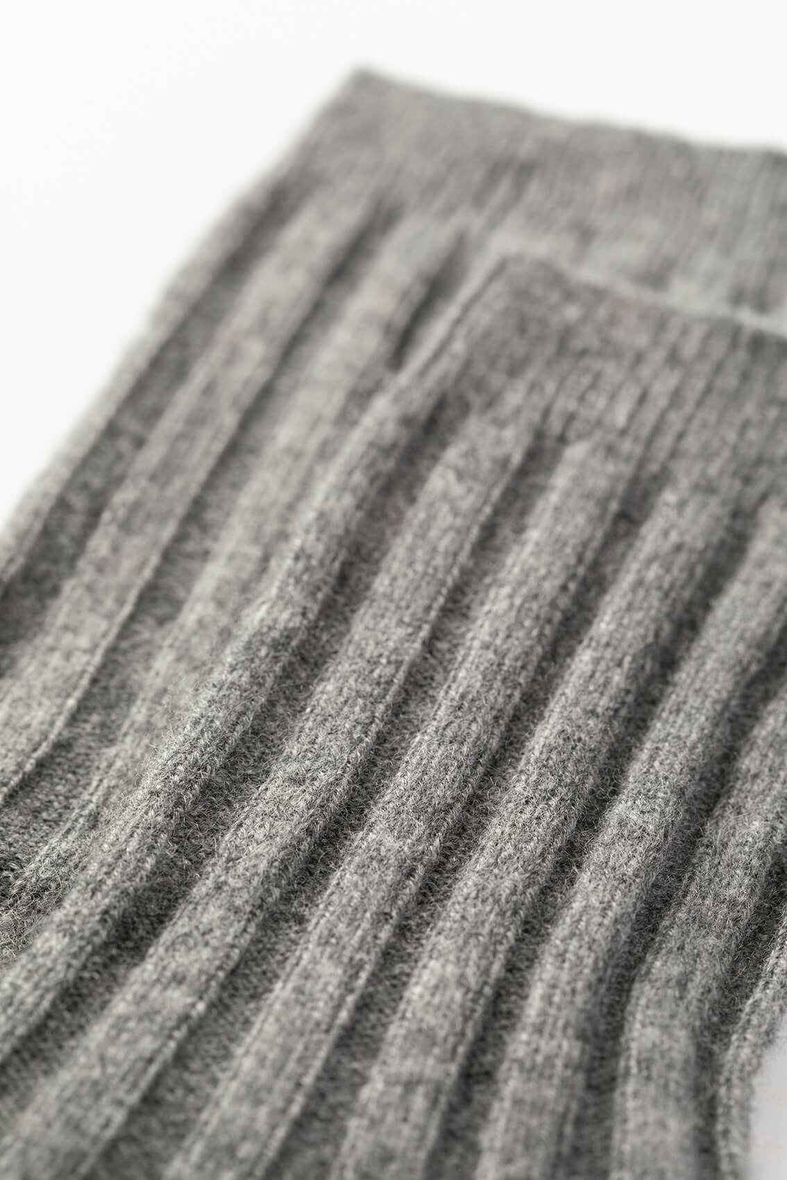 Men's Grey Cashmere Lounge Socks - 2