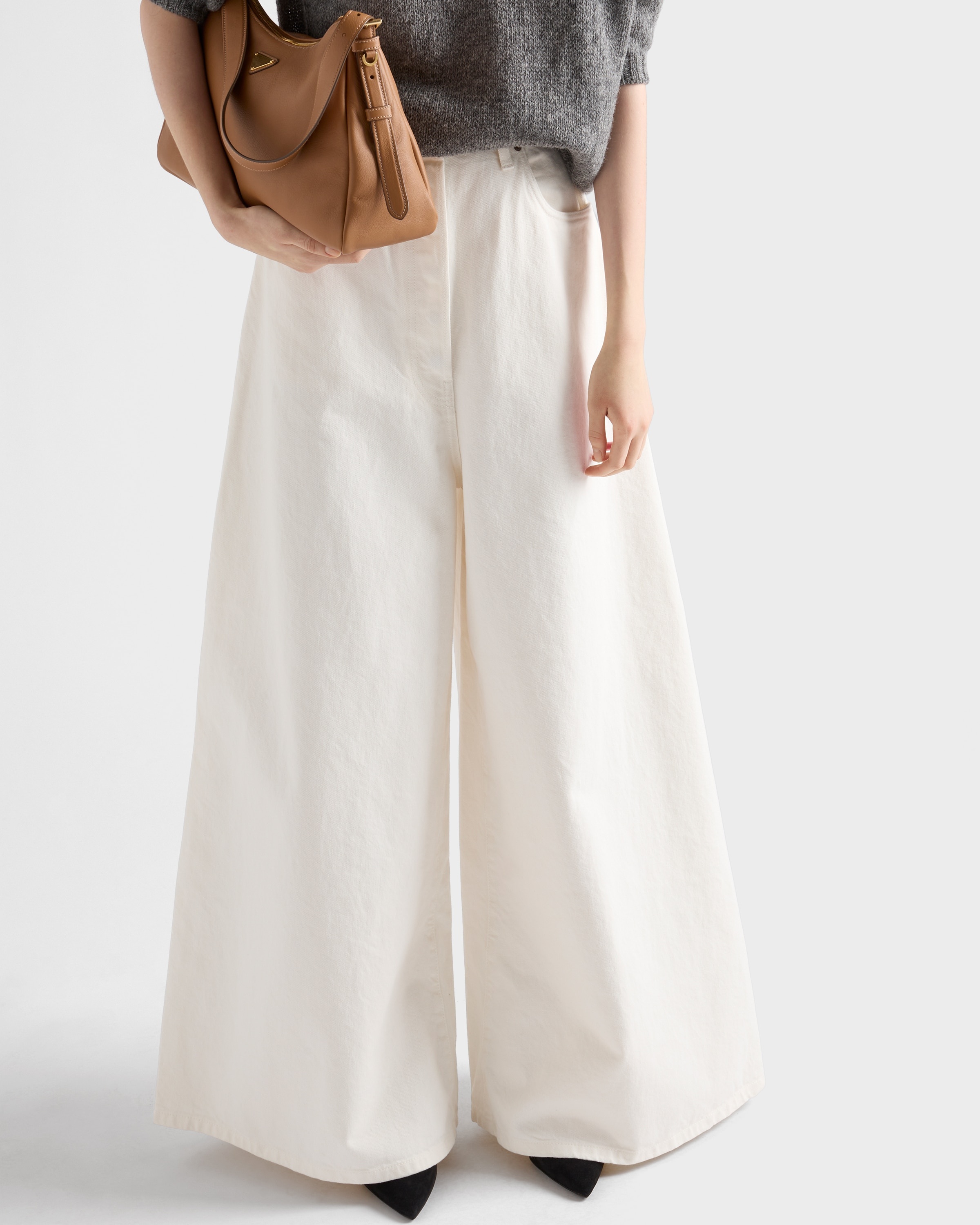 Palazzo denim jeans - 4