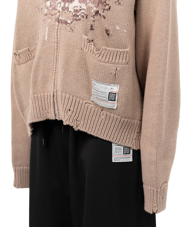 Cat Jacquard Knit Cardigan 20