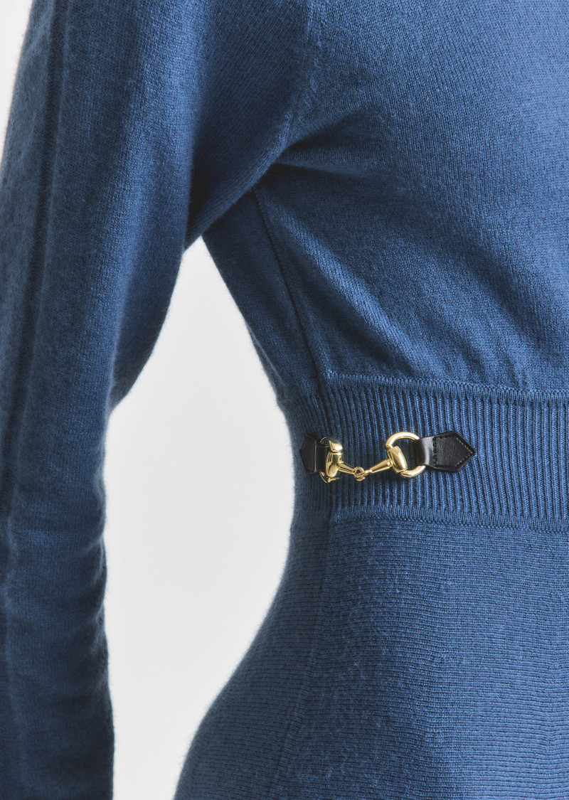 BECKY RAGLAN HORSEBIT SWEATER DRESS 4