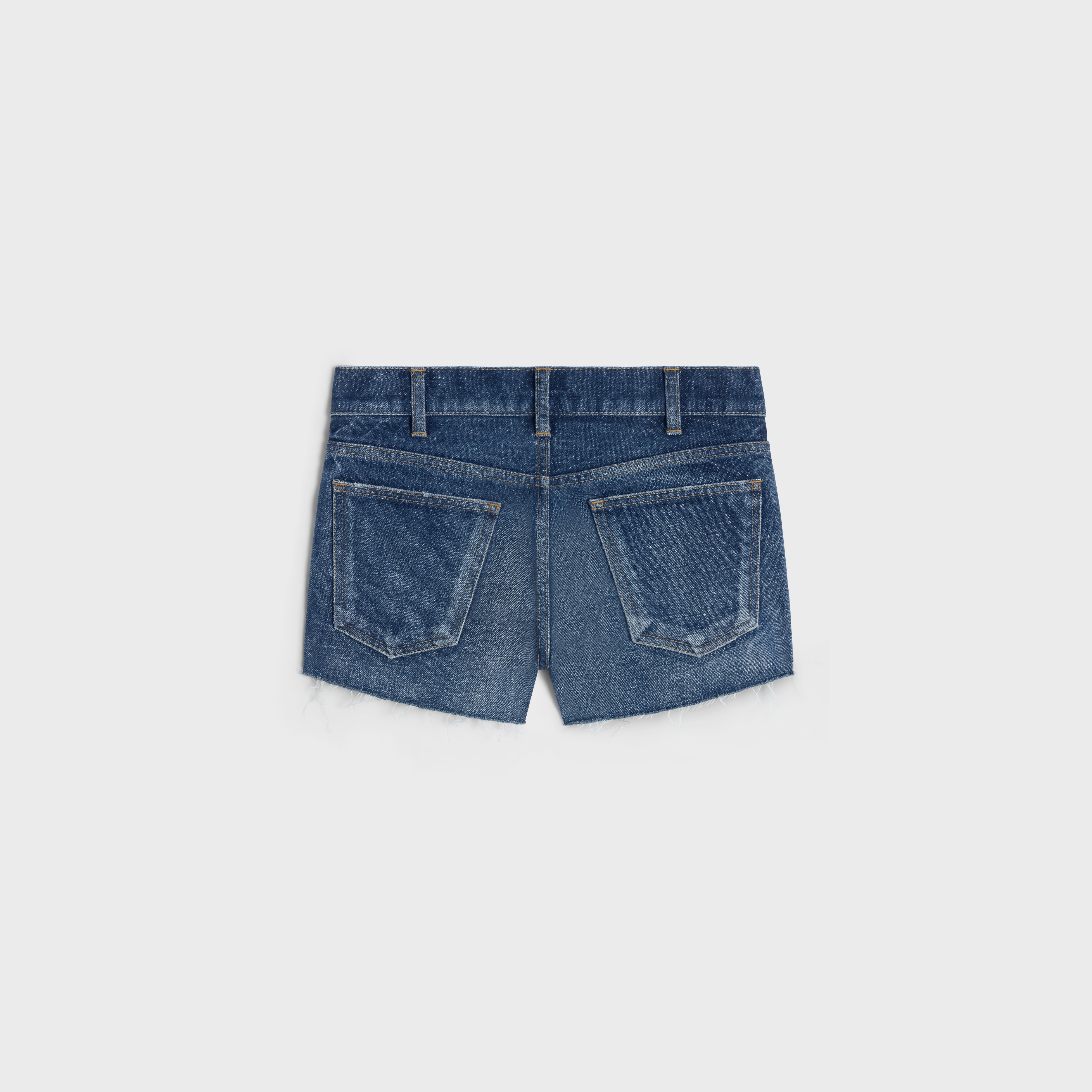 mini shorts in dark union wash denim - 2