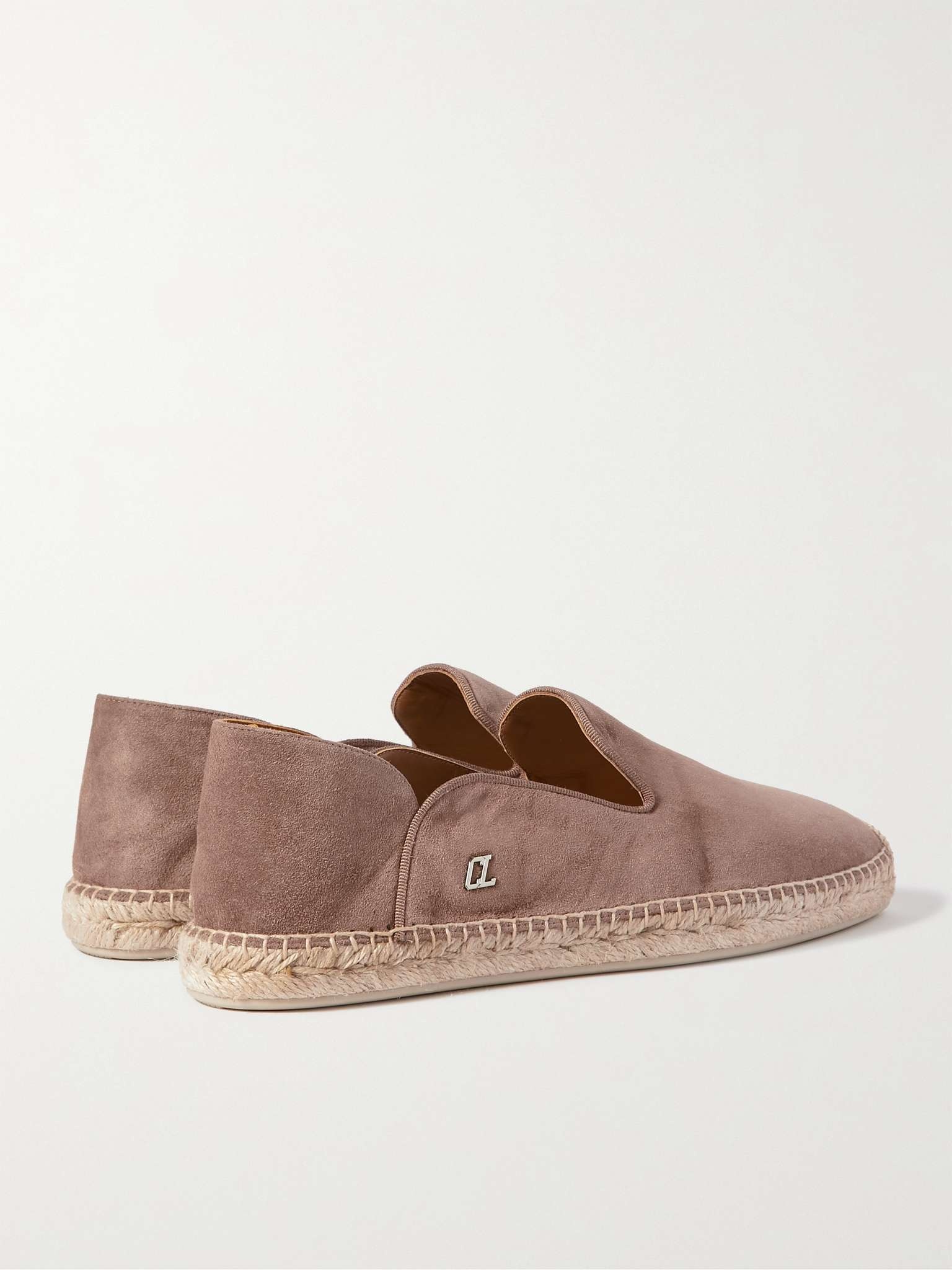 Collapsible-Heel Suede Espadrilles - 5